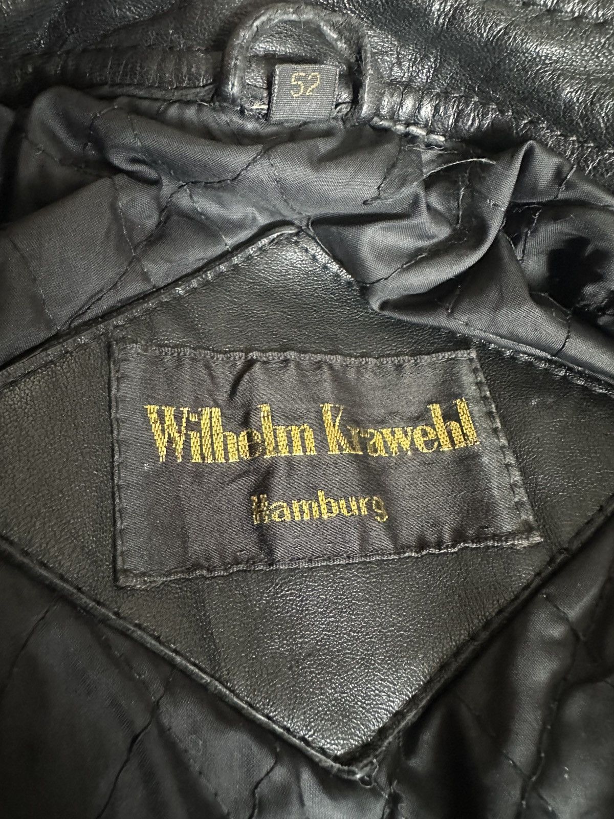 Other **RARE** Wilhelm Krawehl Black and White Leather Moto Jacket Size US S / EU 44-46 / 1 - 3 Thumbnail