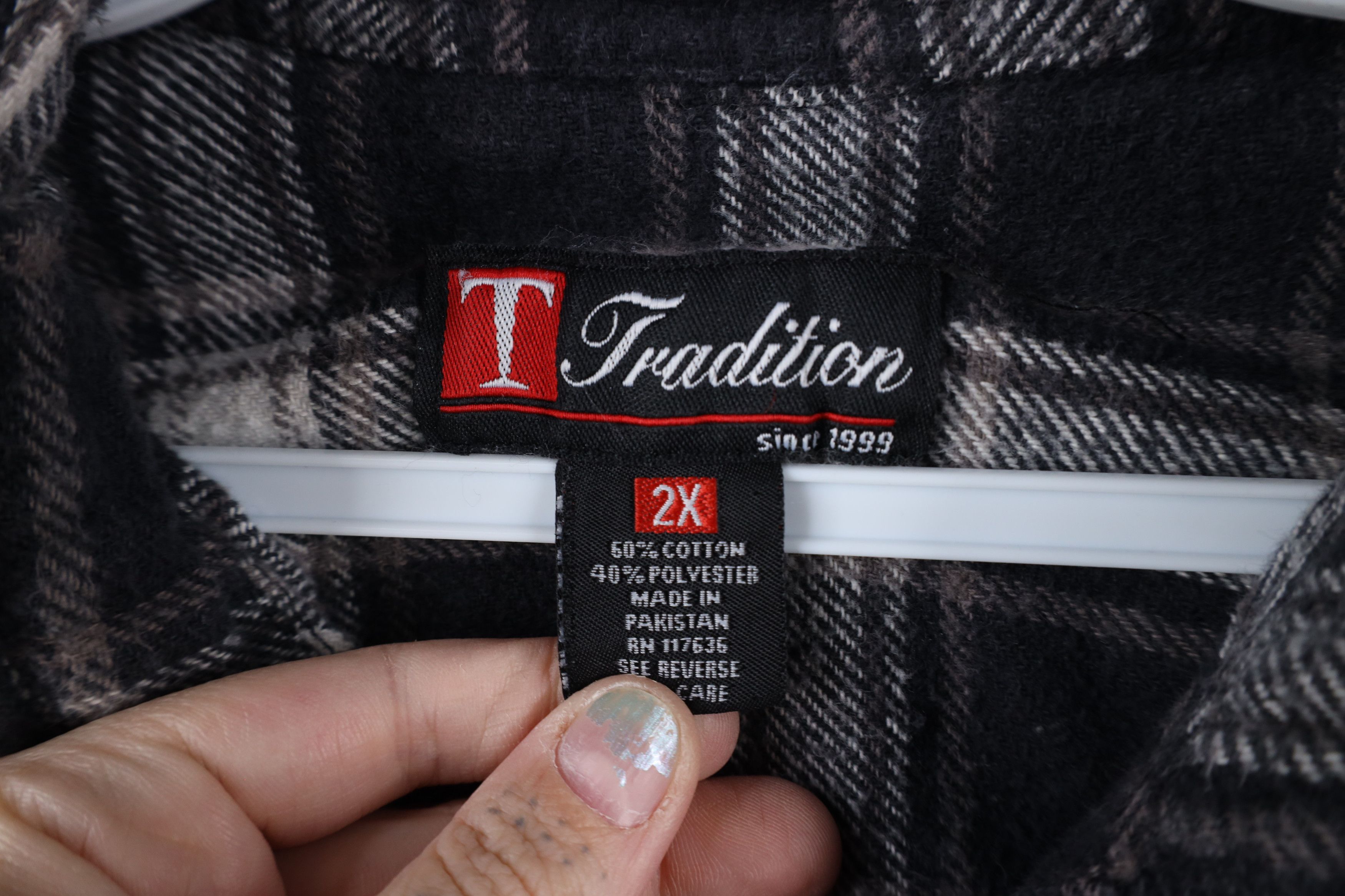 Vintage Vintage 90s Streetwear Heavyweight Flannel Button Shirt Size US XXL / EU 58 / 5 - 10 Thumbnail