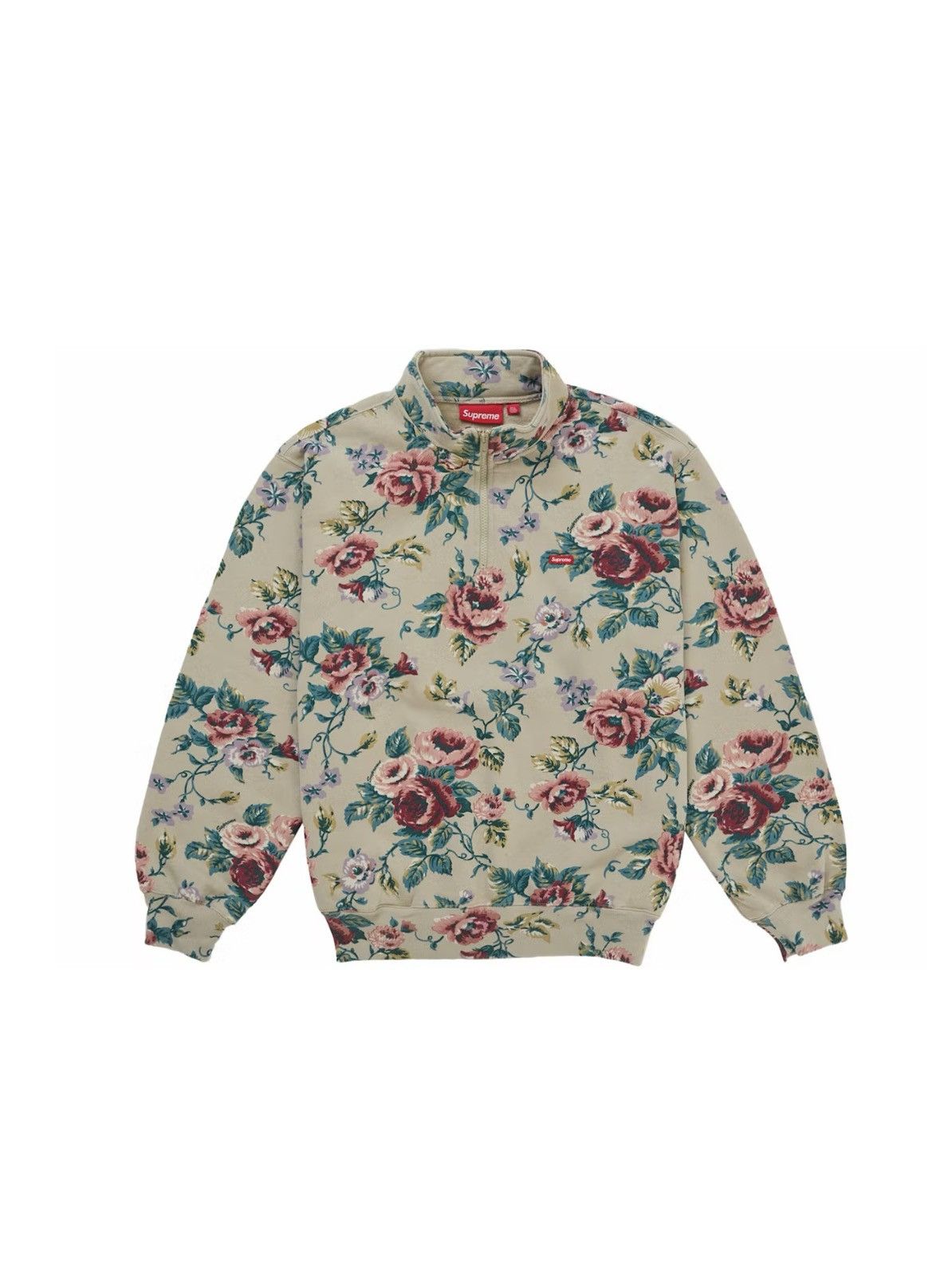 Supreme Supreme Floral Small Box Logo Half Zip Size US M / EU 48-50 / 2 - 1 Thumbnail