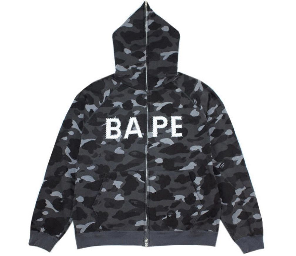 Bape RARE OG 2006 A BATHING APE BLACK CAMO SWAROVSKI FULLZIP Size US L / EU 52-54 / 3 - 1 Thumbnail