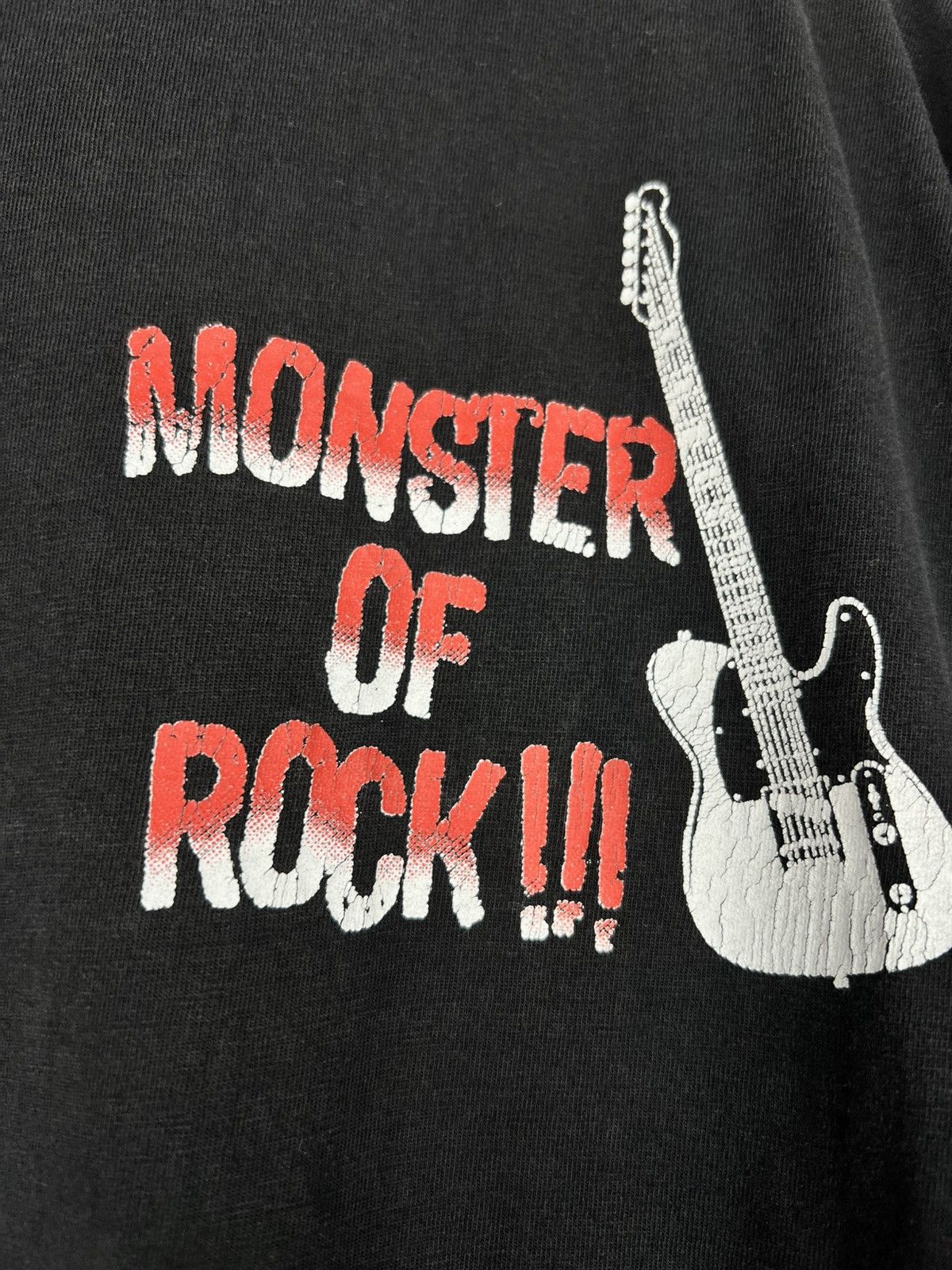 Band Tees Monster of Rock Vintage Black T Shirt All Bands Size US L / EU 52-54 / 3 - 10 Thumbnail
