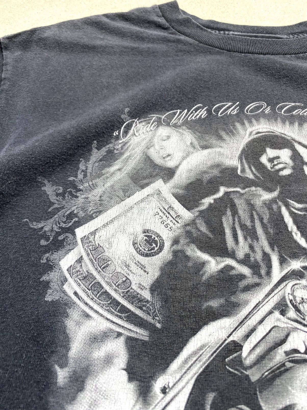 Rap Tees Vintage 90’s Hustler Rap Hip Hop T Shirt Sexy Girls Playboy Size US L / EU 52-54 / 3 - 9 Thumbnail