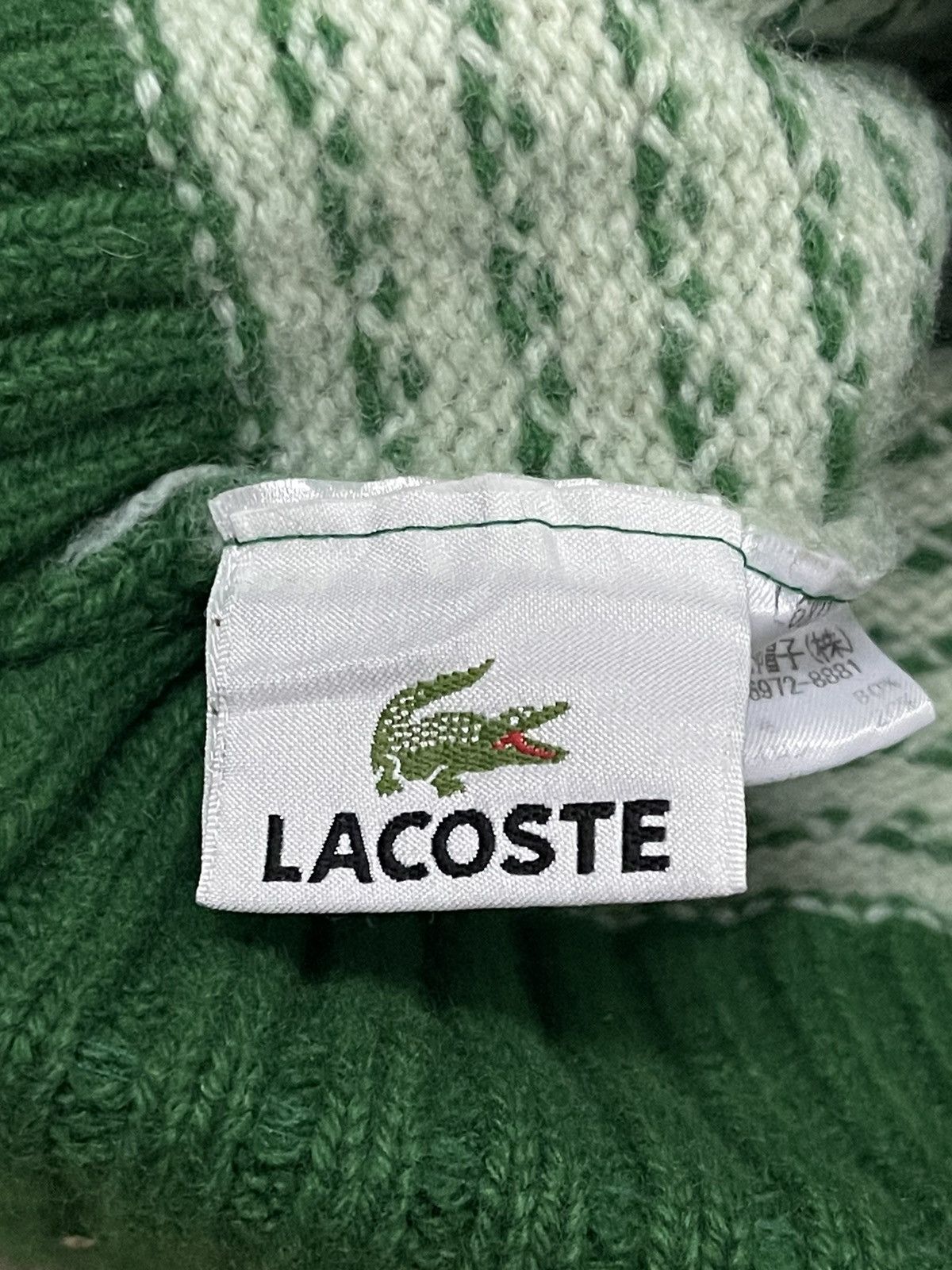 Lacoste Vintage Lacoste Beanie Hats Size ONE SIZE - 6 Thumbnail
