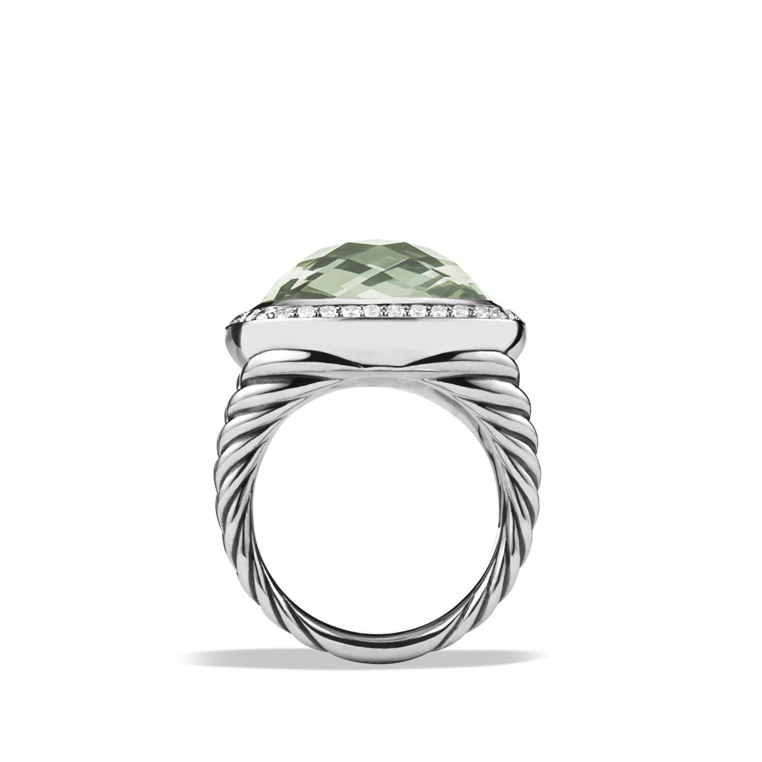 David Yurman o1w1db10525 R12274D Ring in Silver with Diamond Size ONE SIZE - 4 Thumbnail