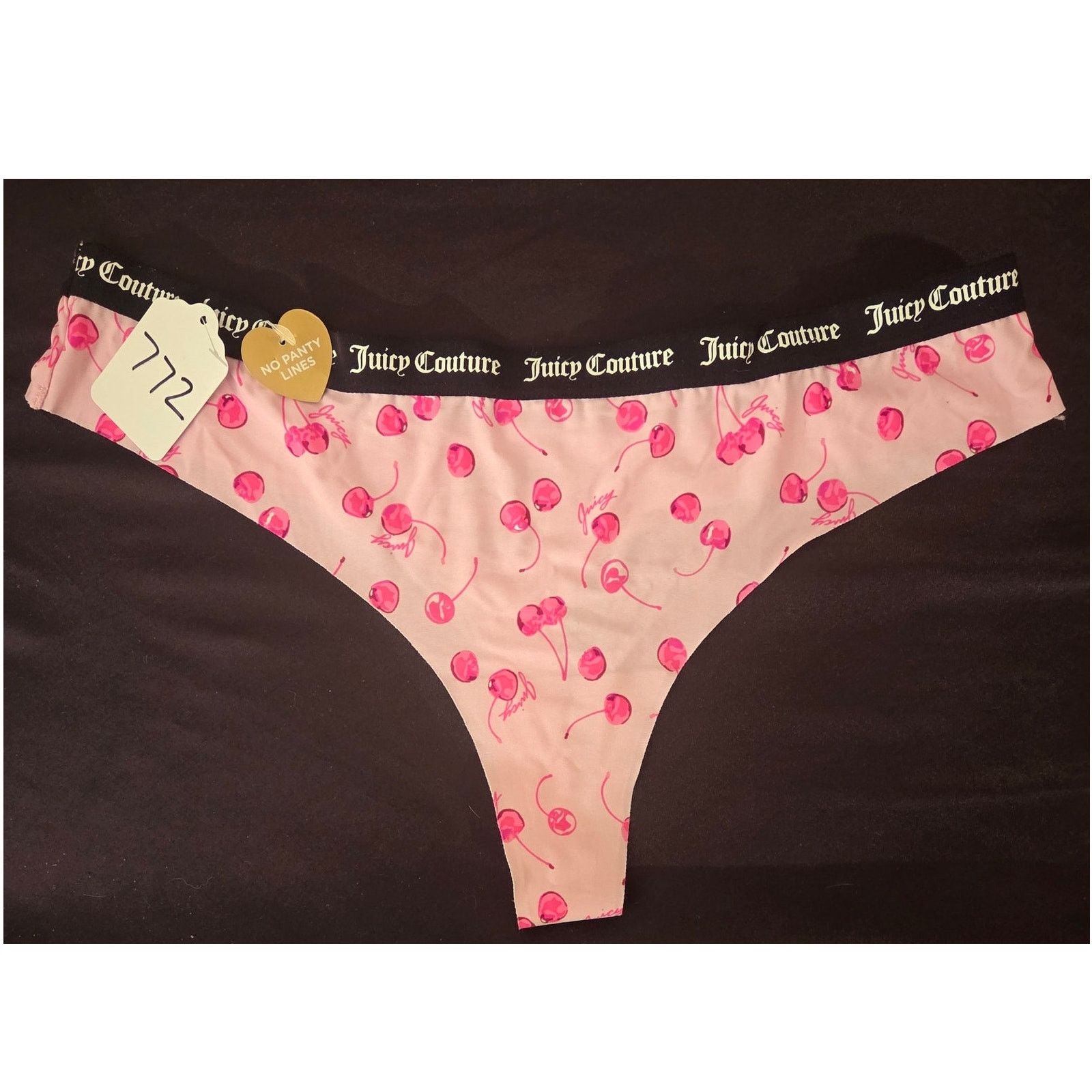 Juicy Couture Juicy Couture Pink No Panty Line Panties - Brand New - Large Size ONE SIZE - 1 Thumbnail