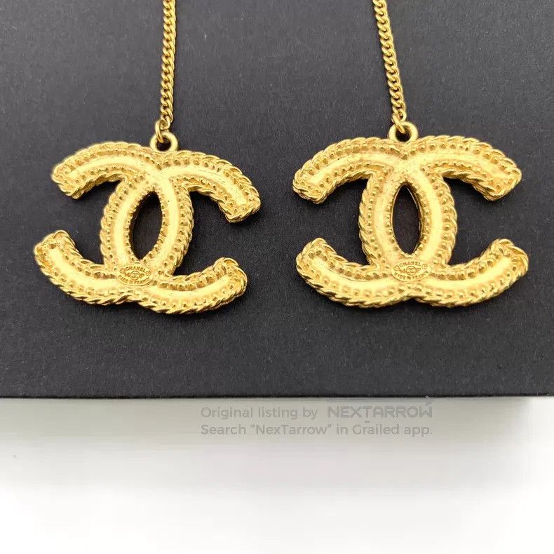 Chanel Chanel Golden double C wheat spike earrings Size ONE SIZE - 5 Thumbnail