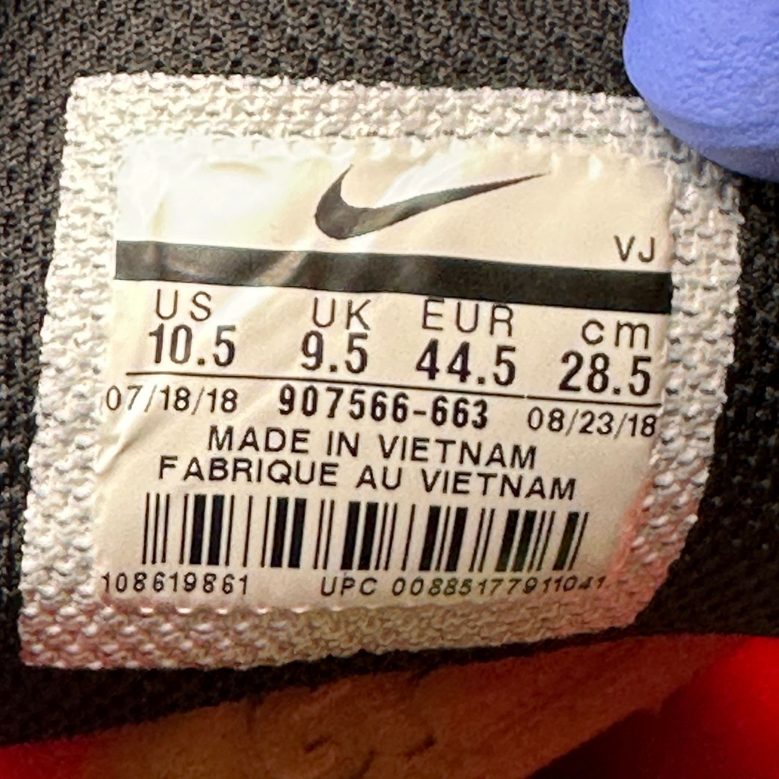 Nike NIKE Men's 10.5 Zoom Rival D Track Distance Spikes 907566-66 Size US 10.5 / EU 43-44 - 4 Thumbnail