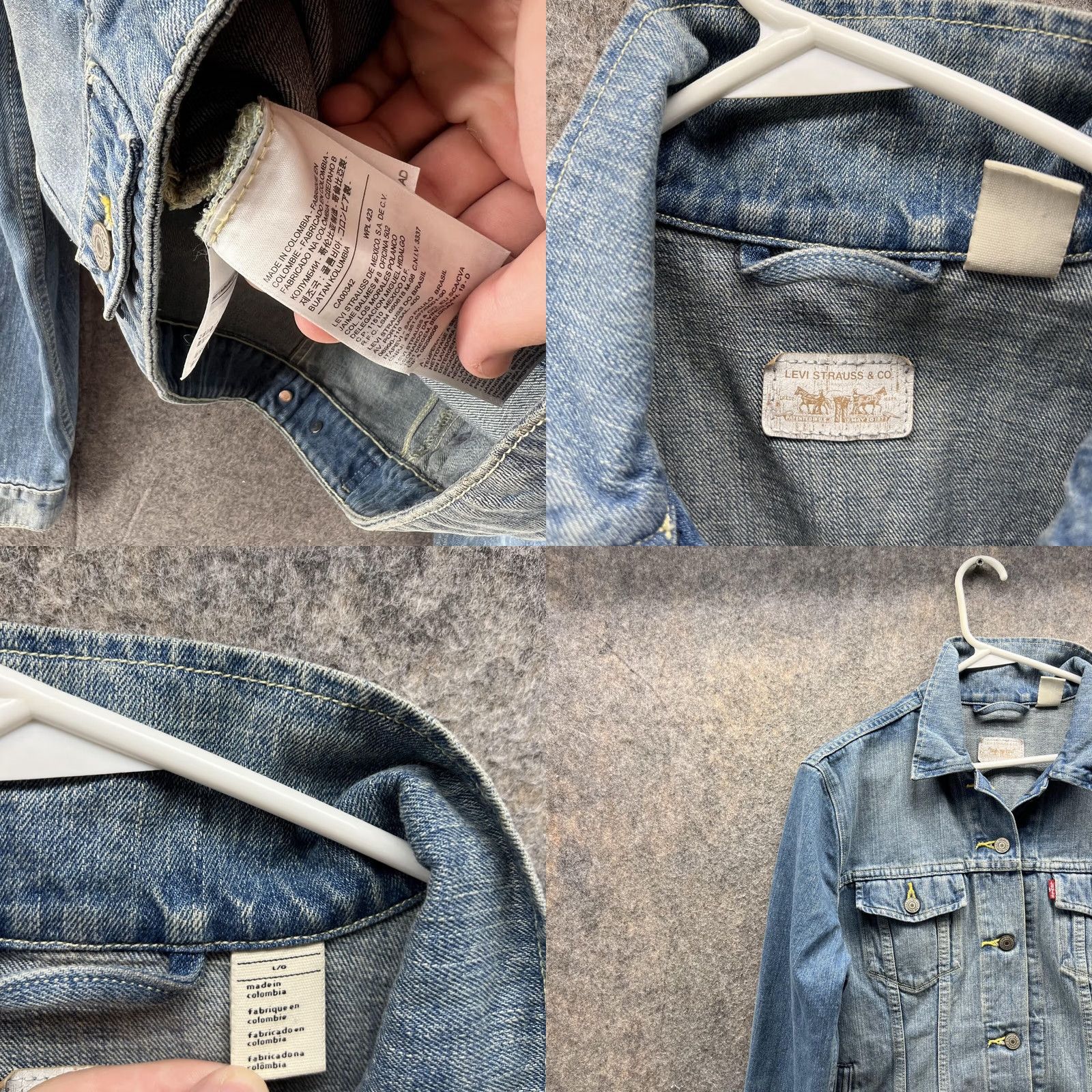Levi's Levi'S Jacket Women Large Ladies Blue Denim Button Down Cotton Casual Vintage Size L / US 10 / IT 46 - 8 Thumbnail
