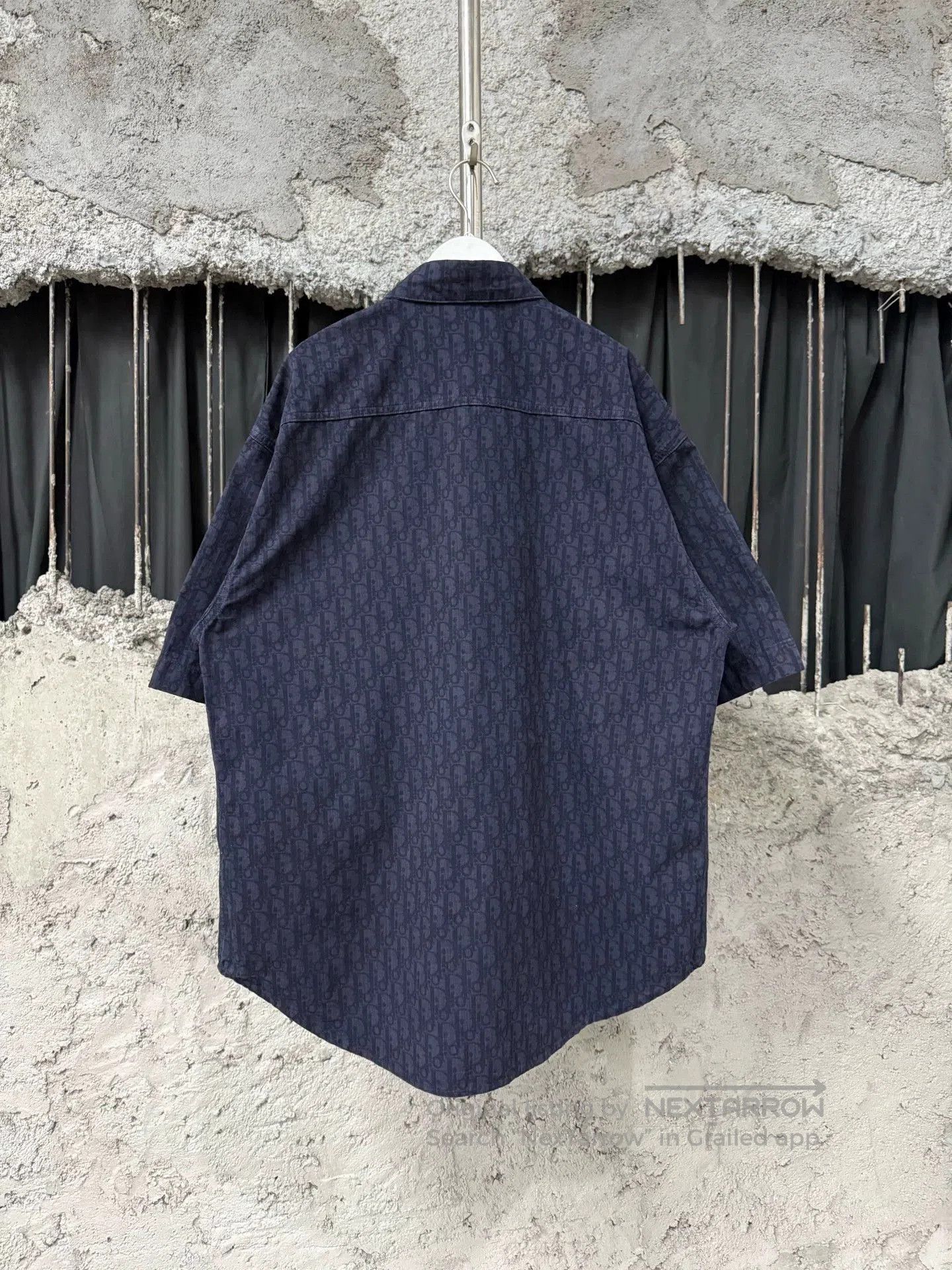 Dior dior print denim short sleeve shirt. Size US M / EU 48-50 / 2 - 2 Thumbnail