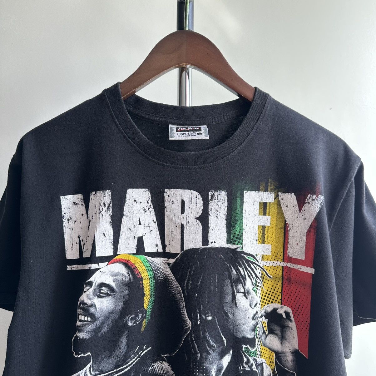 Band Tees × Bob Marley × Vintage VINTAGE Y2K BOB MARLEY REGGAE GRAPHIC TEE Size US L / EU 52-54 / 3 - 3 Thumbnail