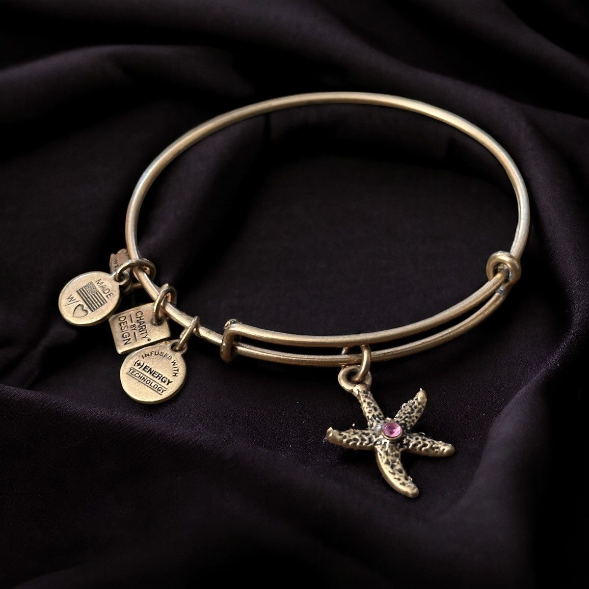 Other Alex and Ani Arms of Strength starfish charm bangle bracelet Size ONE SIZE - 2 Thumbnail