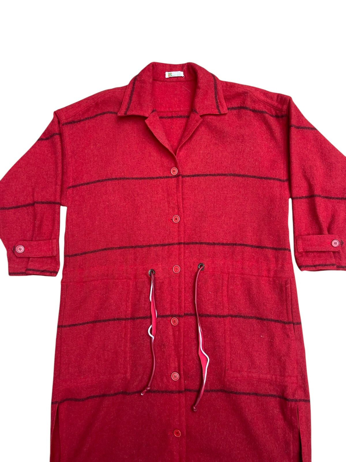 Issey Miyake × Vintage Rare 80s Issey Sport Archive Wool Long Coat Japanese Design Size US L / EU 52-54 / 3 - 5 Thumbnail