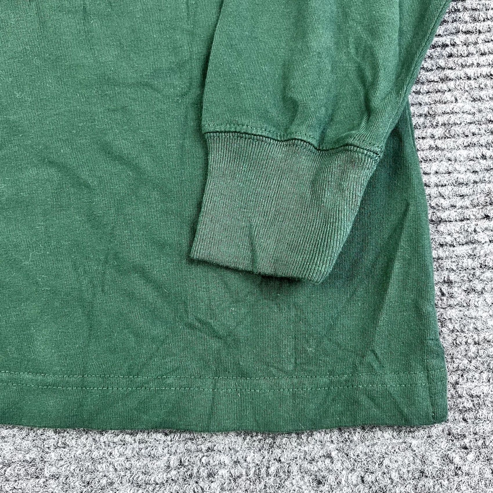 Vintage Sonoma Polo Shirt Medium Green Long Sleeve 100% Cotton 2-Button Size US M / EU 48-50 / 2 - 5 Thumbnail