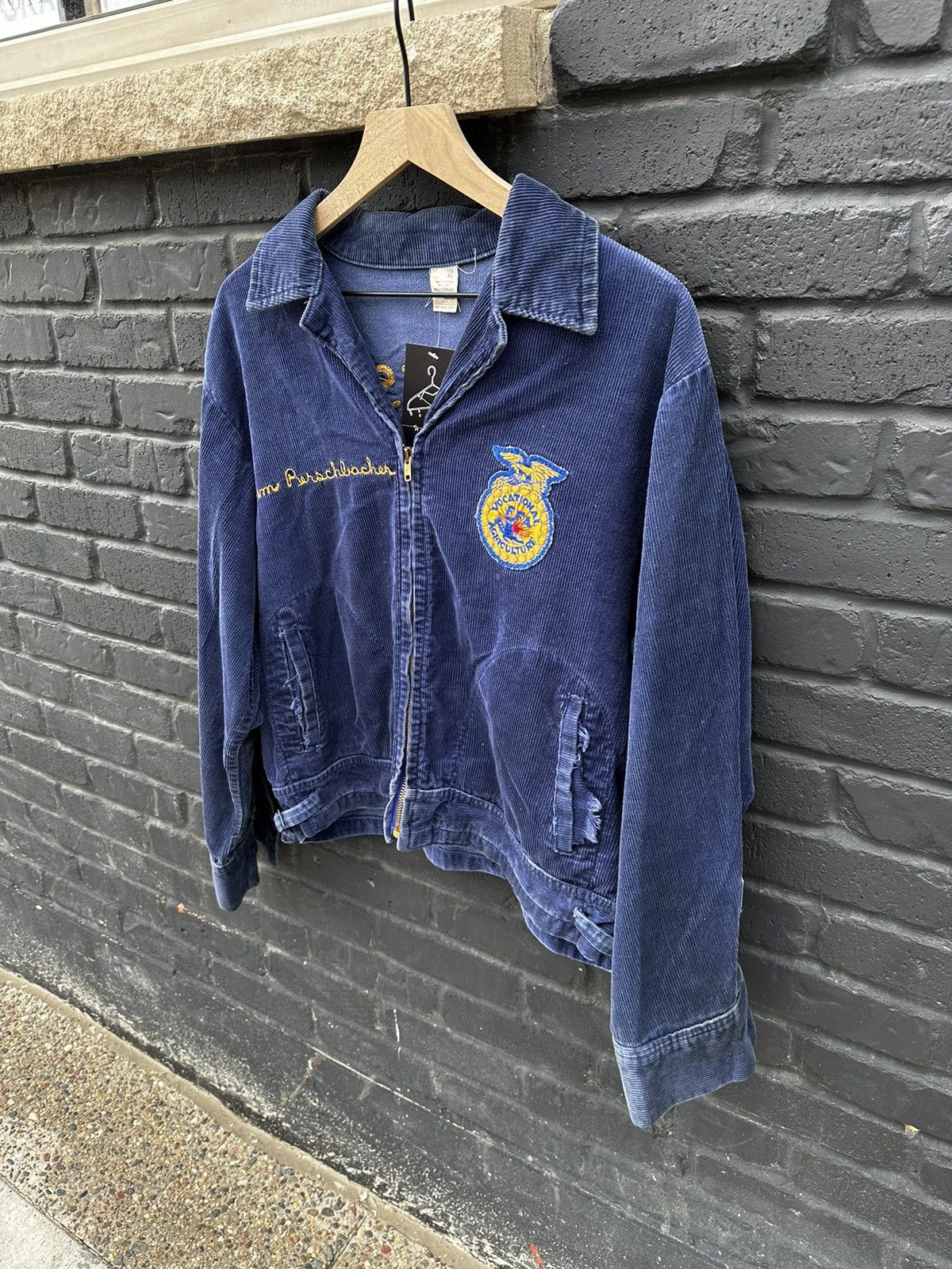 Vintage Vintage FFA Chain Stitch Corduroy Jacket | Grailed