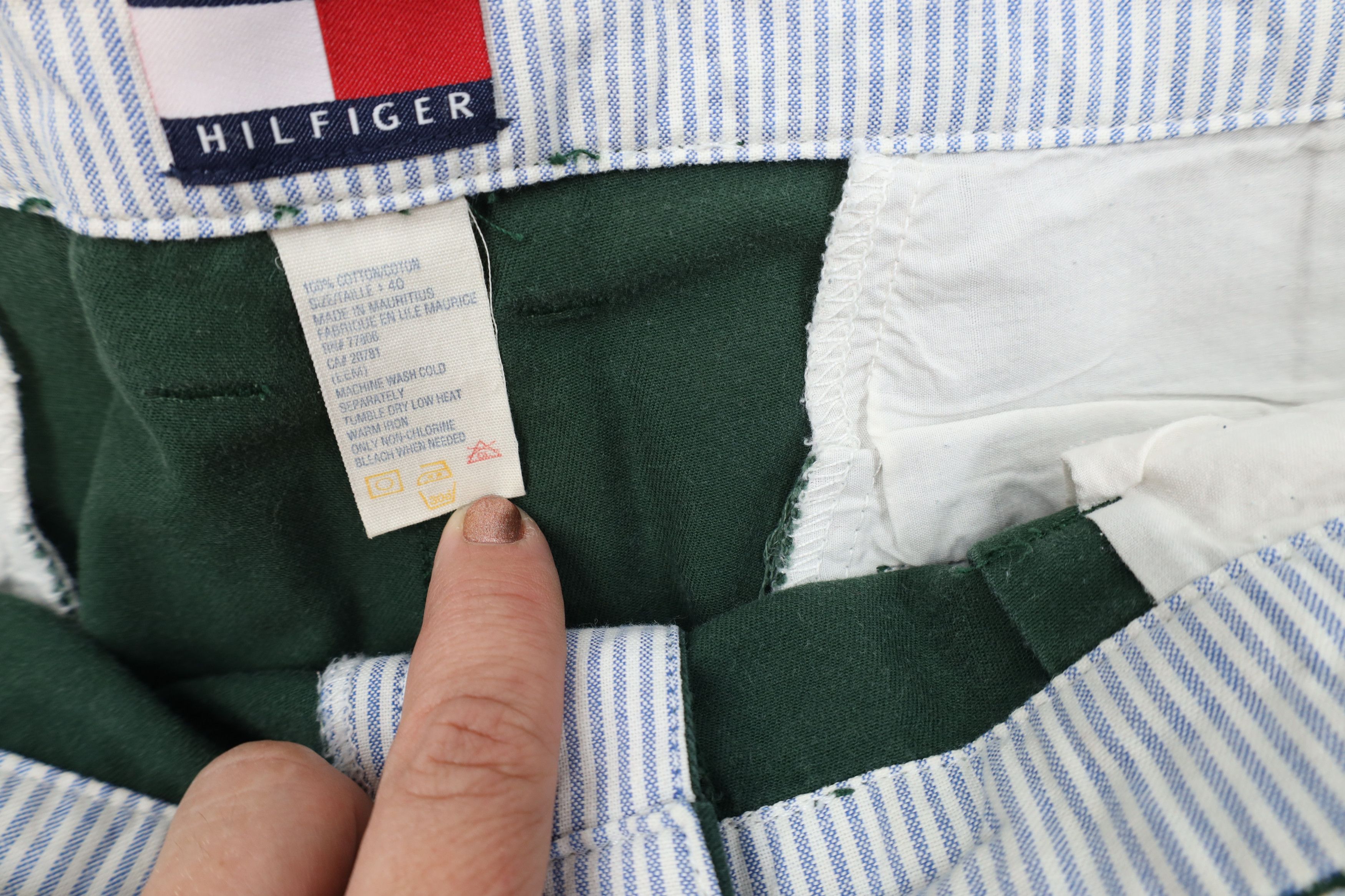 Tommy Hilfiger Vintage 90s Tommy Hilfiger Golf Chino Shorts Green Cotton Size US 40 / EU 56 - 8 Thumbnail