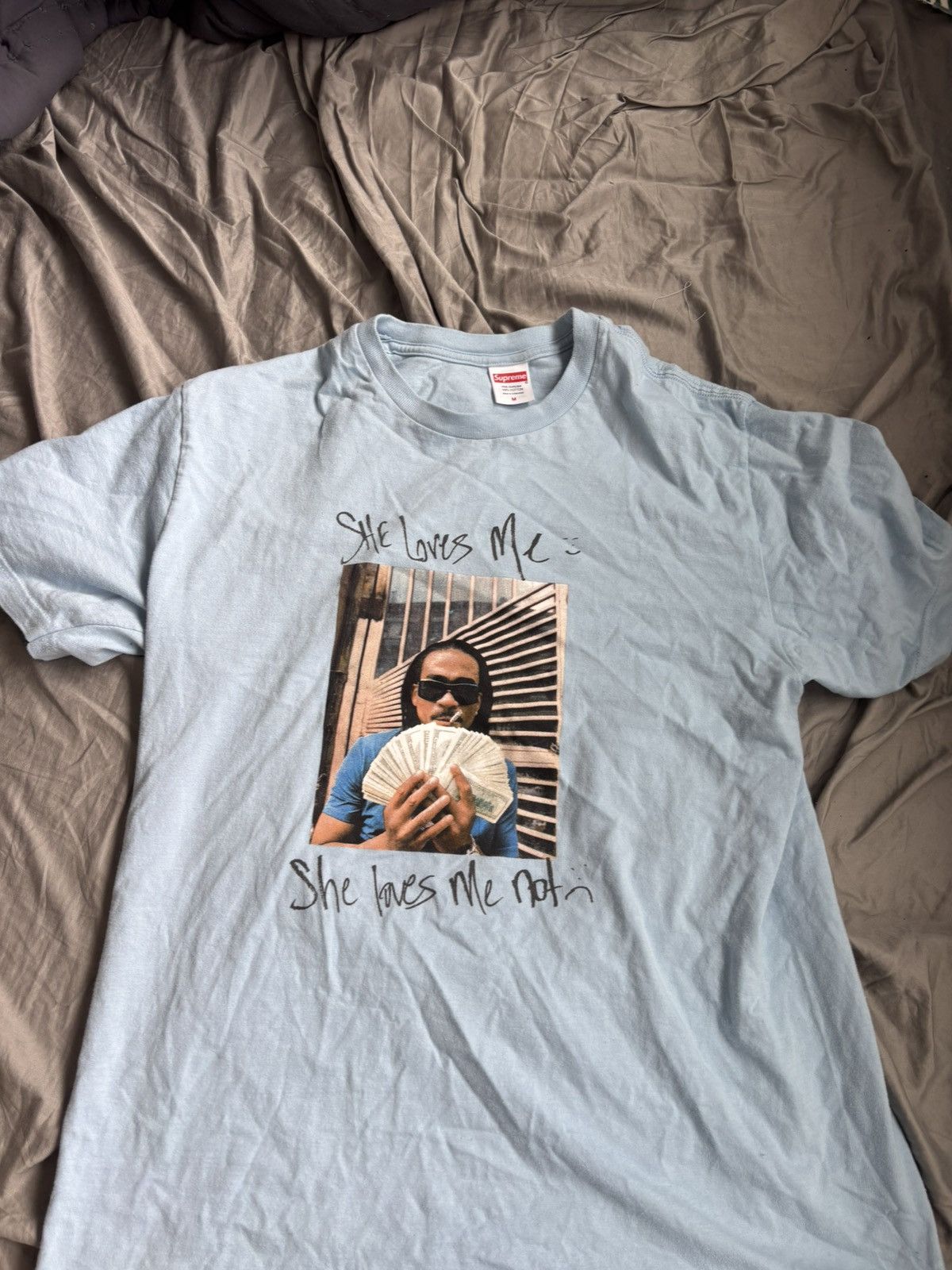 Supreme Fw25 Supreme x Max B Baby Blue Tee Size US M / EU 48-50 / 2 - 1 Thumbnail