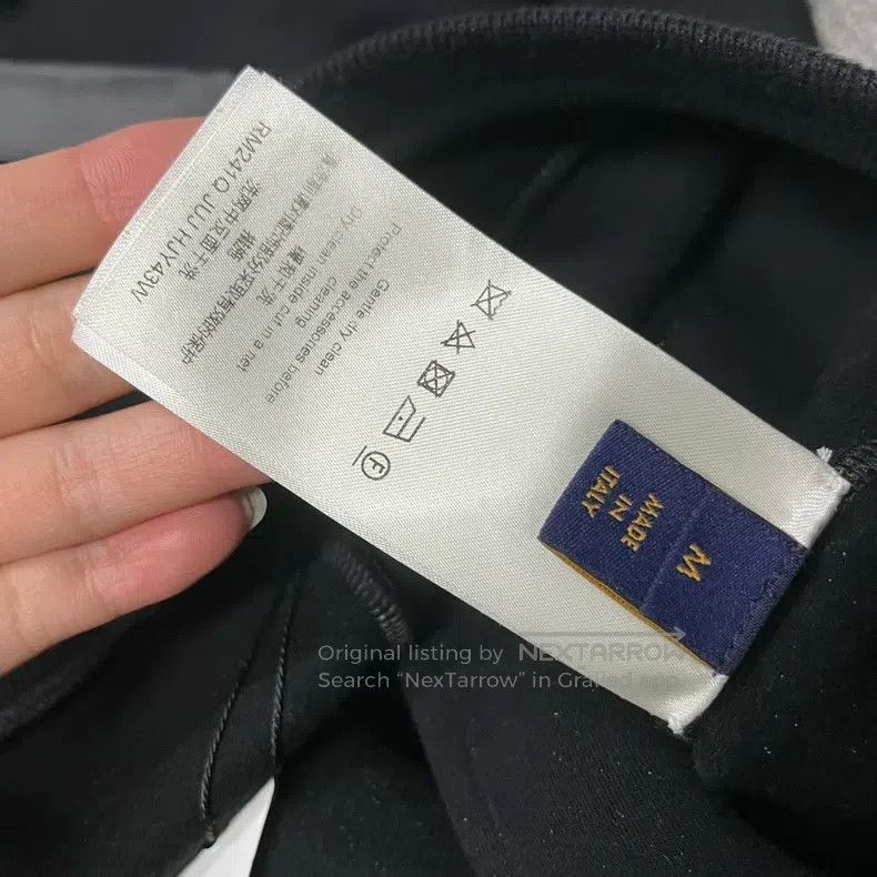 Louis Vuitton Louis Vuitton size m Black Brand Logo Casual Straight Leg S Size US 28 / EU 44 - 3 Thumbnail