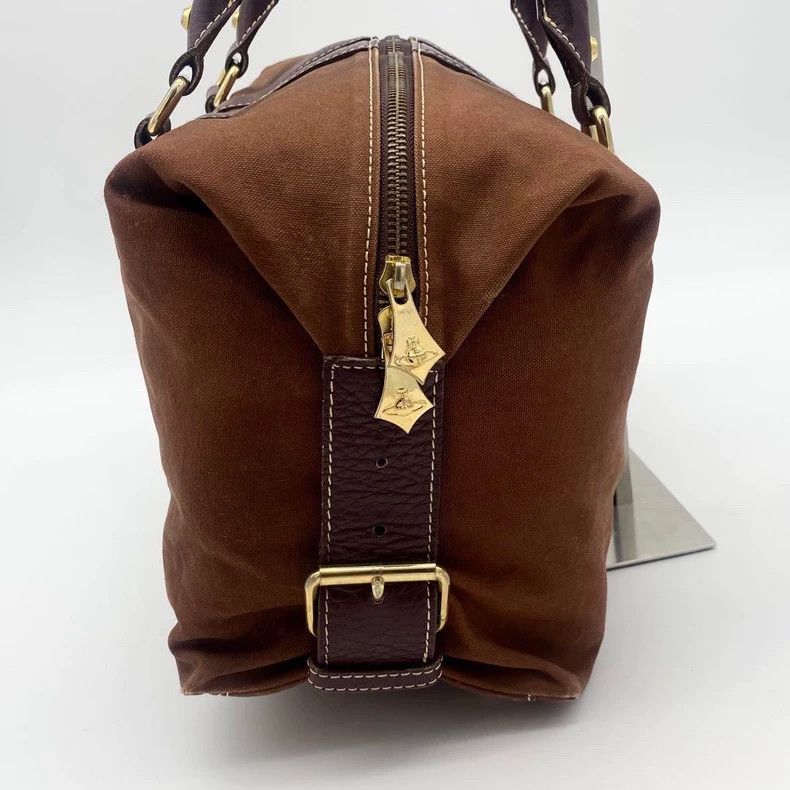 Vivienne Westwood Vivienne Westwood Brown classic color scheme Gold Saturn O Size ONE SIZE - 3 Thumbnail