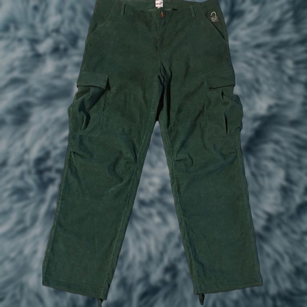 Vintage VINTAGE Snack Skateboards Unlock Corduroy Cargo Pants XXL Polar Skate Co Mens 2XL Green Cargo Pants 80s 90s Skateboarding Big Boy TOA GX1000 Size US 39 - 1 Thumbnail