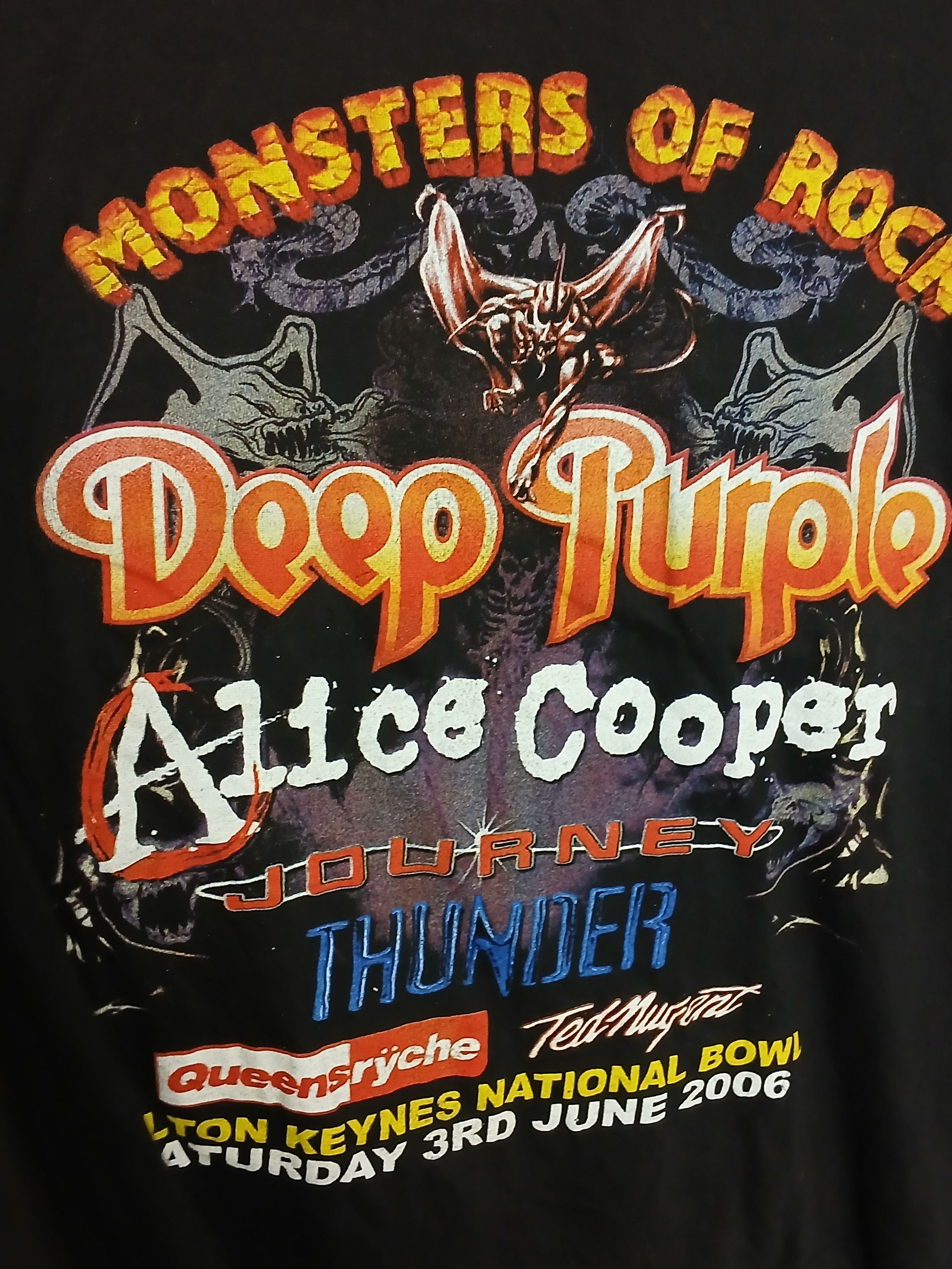 Band Tees × Vintage Vintage 2006 Monsters Of Rock Festival T-Shirt Size US L / EU 52-54 / 3 - 3 Thumbnail