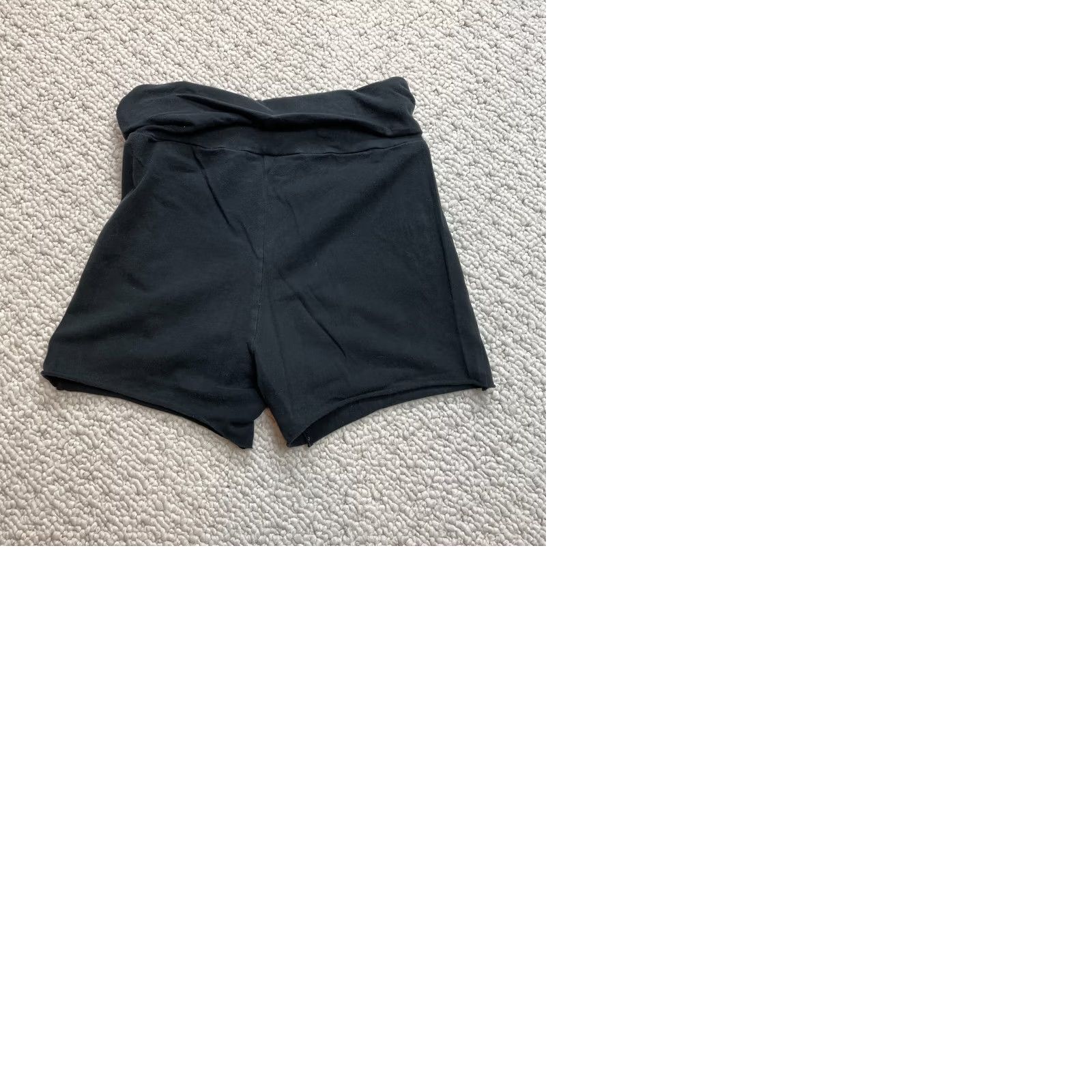 Shein Shein Shorts Juniors XS Black Stretch Casual Solid Cotton 22x3.5 Extra Small Size 26" / US 2 / IT 38 - 9 Thumbnail