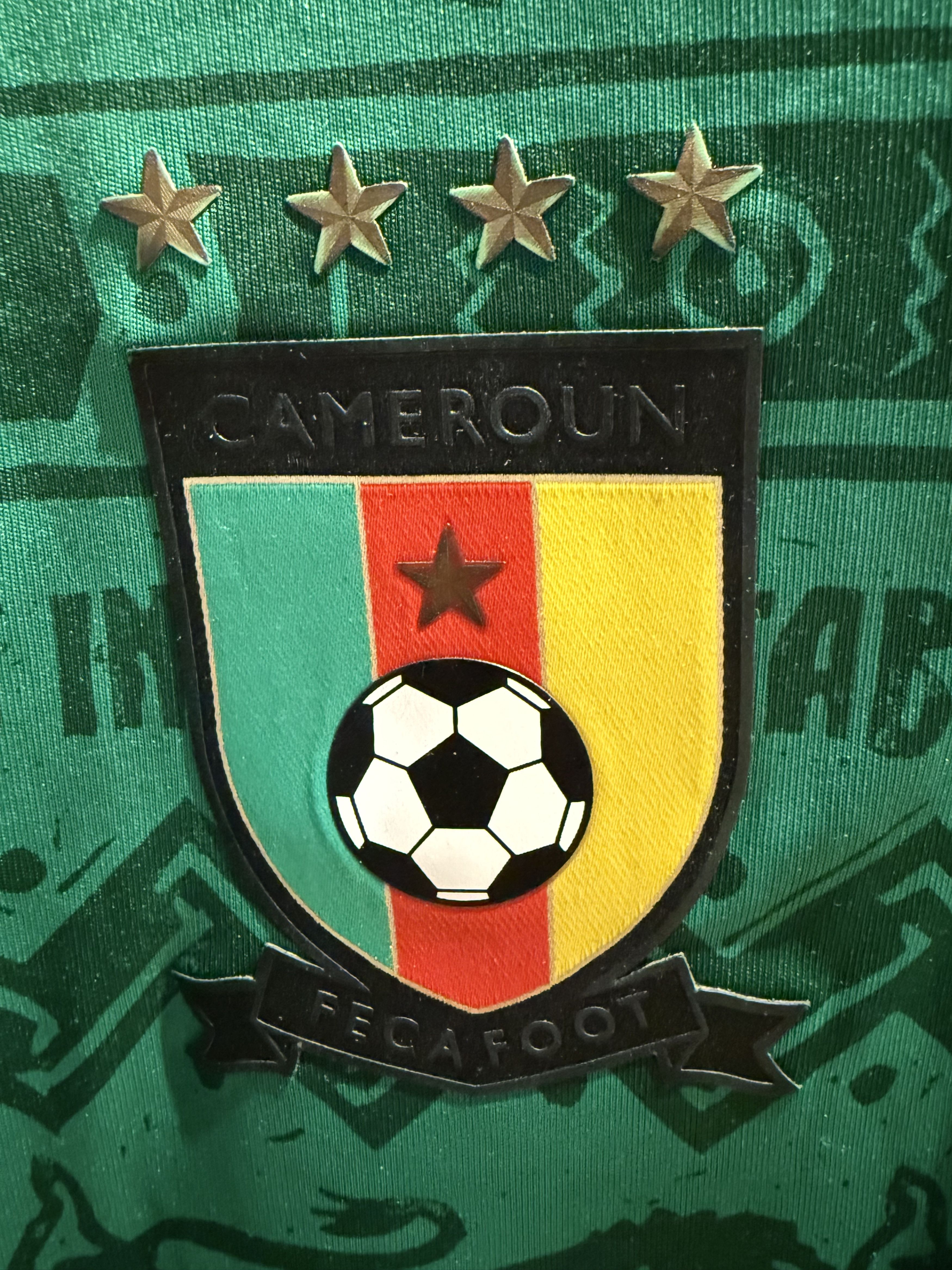 Puma Authentic Puma Cameroon (Cameroun) Football Jersey Size US M / EU 48-50 / 2 - 2 Thumbnail