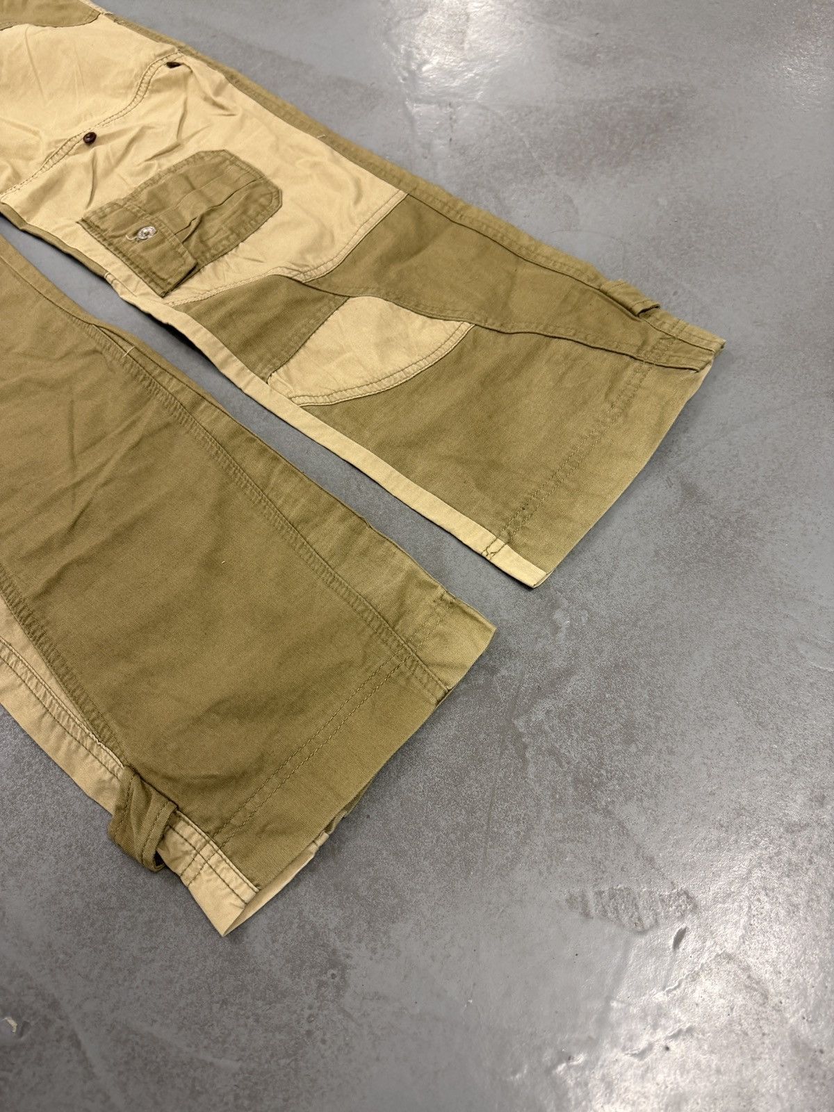 Dolce & Gabbana Dolce & Gabbana AW2007 Multi Pockets Patchwork Cargo Pants Size US 34 / EU 50 - 4 Thumbnail