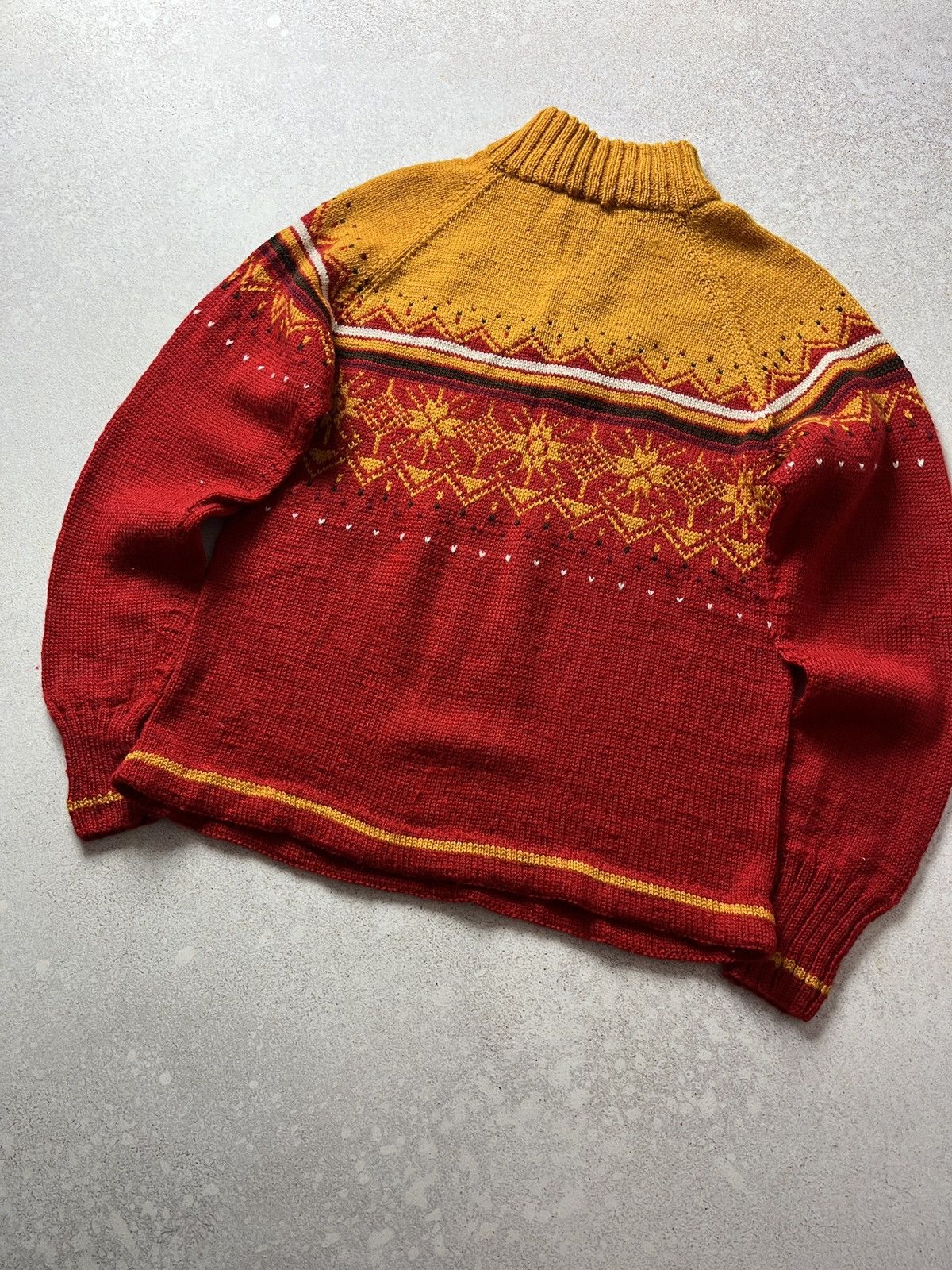 Dale Of Norway DDP DALE OF NORWAY GARN 2007 Snowflakes1/4 Zip Ski Sweater Size M / US 6-8 / IT 42-44 - 5 Thumbnail