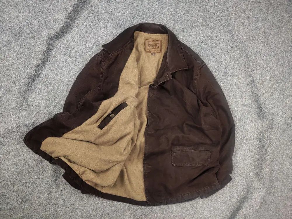 Vintage Redskins Territoire Vintage 80's Work Style USA Lined Jacket Size US XL / EU 56 / 4 - 2 Thumbnail