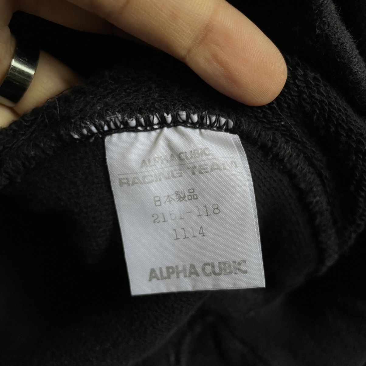 Vintage Vintage Alpha Cubic Racing Team Sweatshirt Size US L / EU 52-54 / 3 - 3 Thumbnail