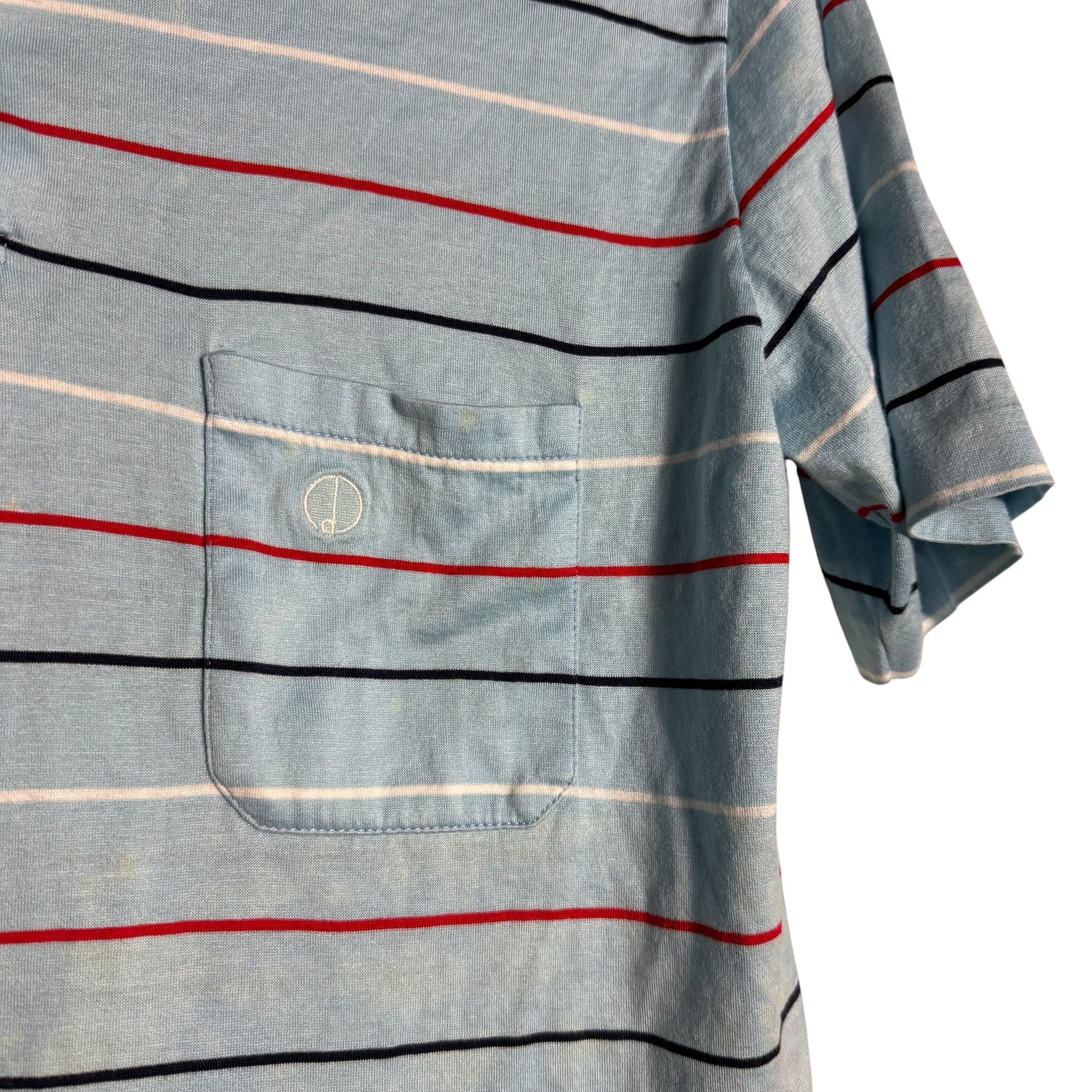 Alfred Dunhill 🔥RARE🔥Vintage Dunhill Stripes Polo Shirt Made in Italy Size US S / EU 44-46 / 1 - 2 Thumbnail