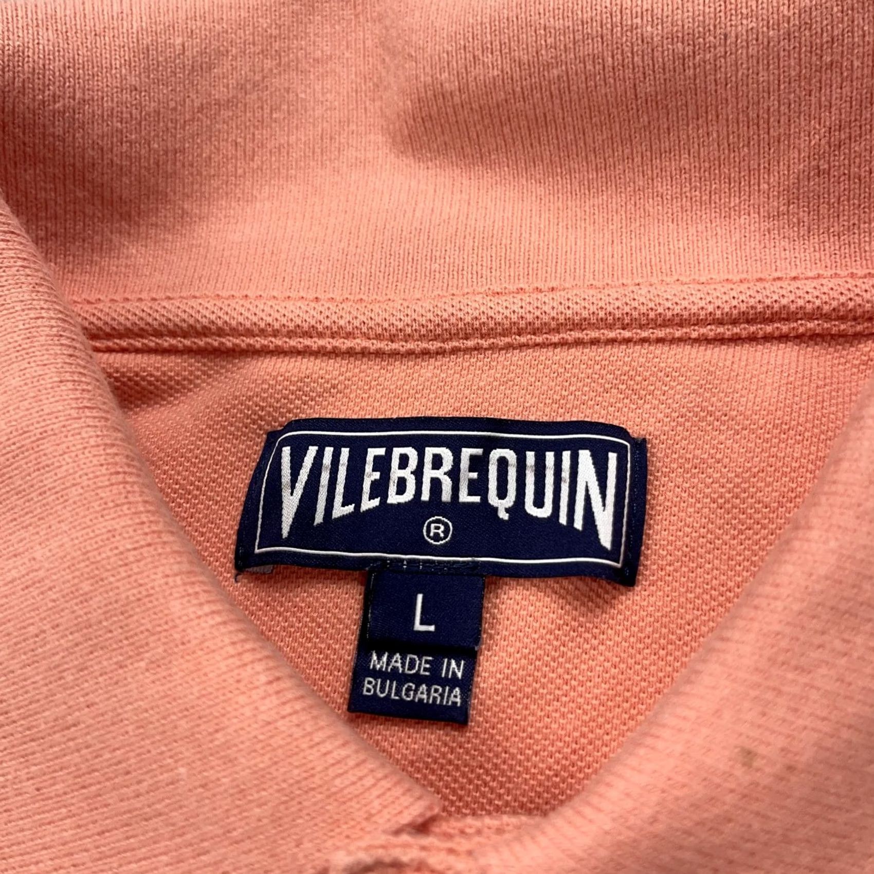 Vilebrequin Nike Polo Shirt Mens L Orange 100% Cotton Pique Golf Tennis Casual Size US L / EU 52-54 / 3 - 3 Thumbnail