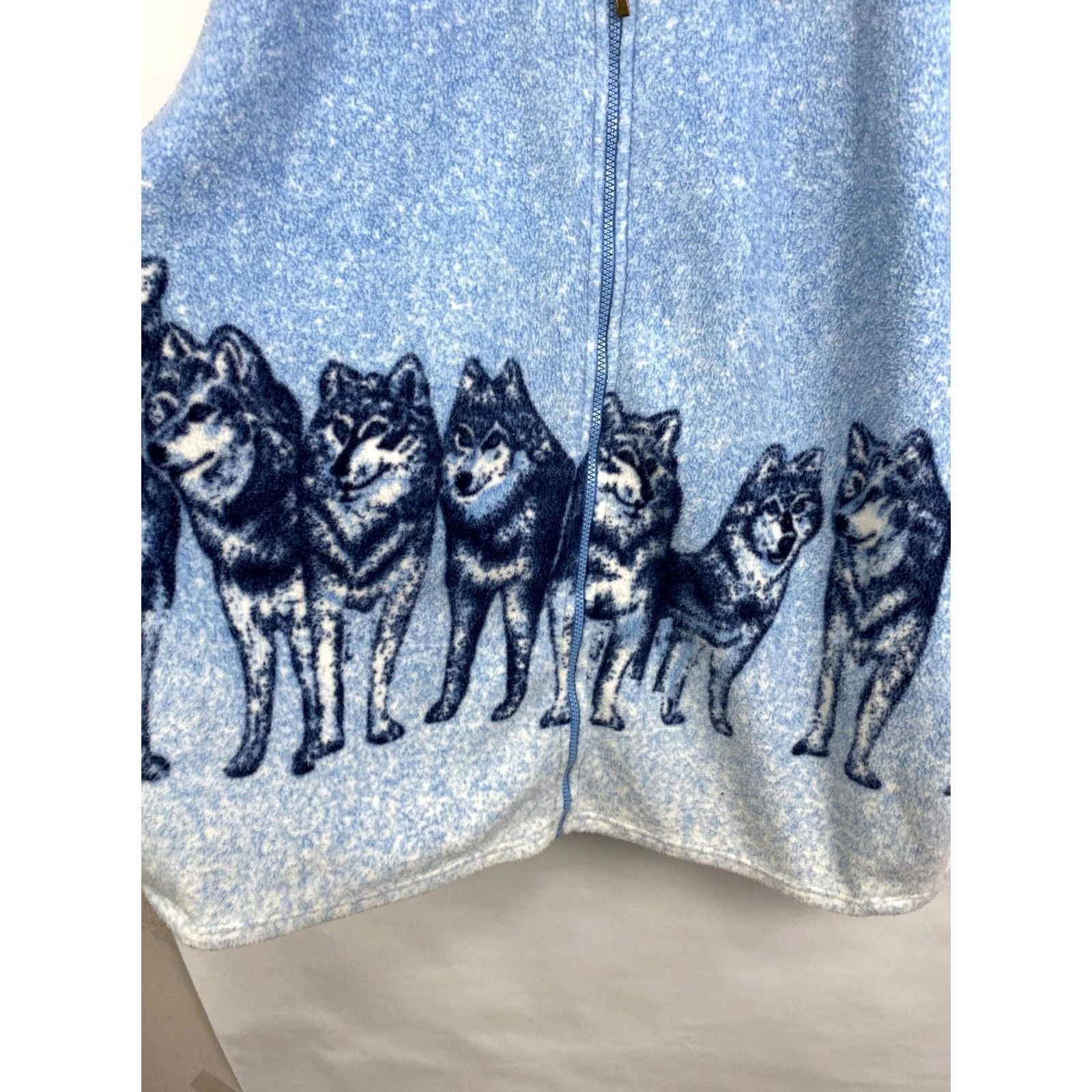 Gildan Vintage Nike Shirt Mens XL Blue 90s Wolf Fleece USA Animal Rare Retro Y2K Hype Hoodie Size US XL / EU 56 / 4 - 4 Thumbnail