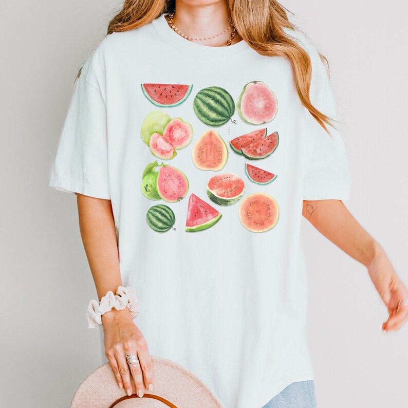 Designer Watermelon Baby Tee Size M / US 6-8 / IT 42-44 - 1 Thumbnail
