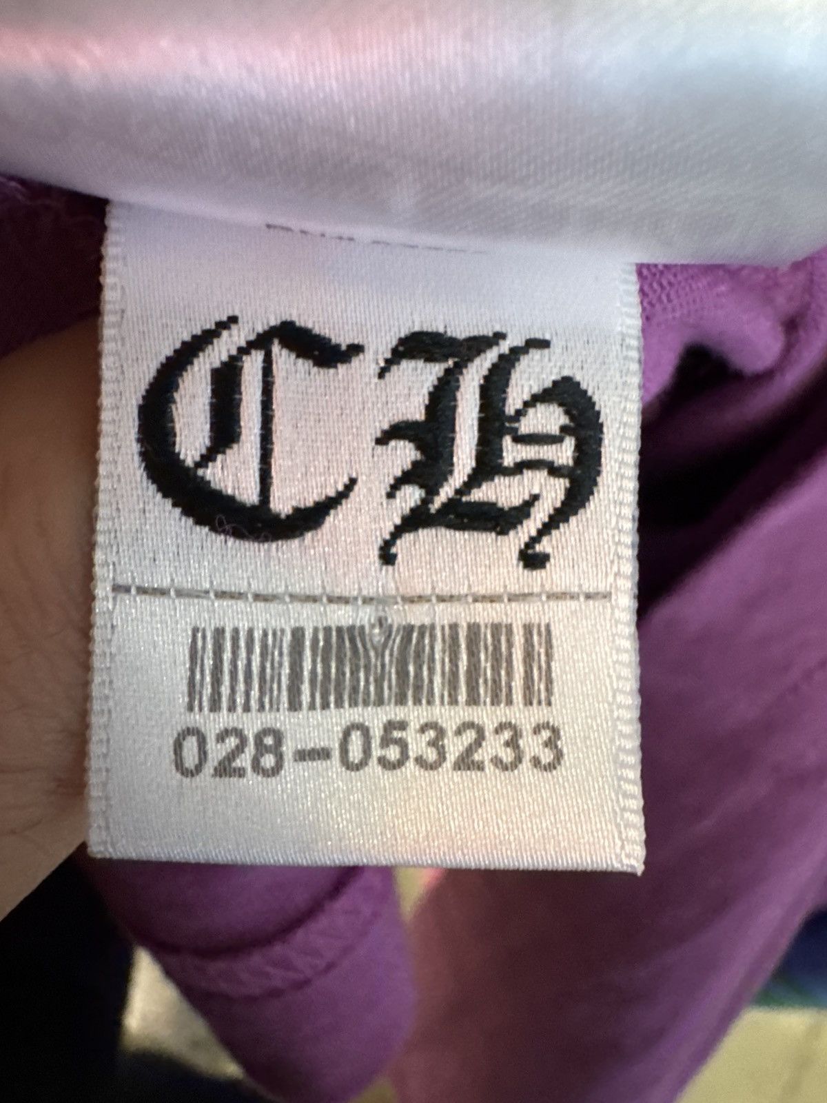 Chrome Hearts Matty Boy Spider Web Long Sleeve 'Black/Purple' Size US XL / EU 56 / 4 - 8 Thumbnail