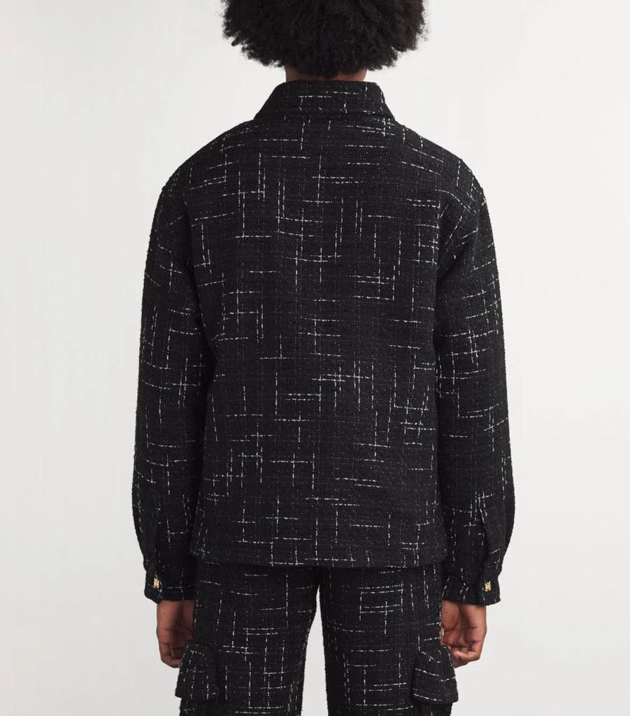 Amiri o1orln1125 Tweed Cargo Jacket in Black Size US M / EU 48-50 / 2 - 5 Thumbnail