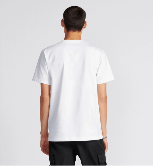 Dior o1w1db10525 413J69 Relaxed-Fit T-Shirt in White Size US M / EU 48-50 / 2 - 6 Thumbnail