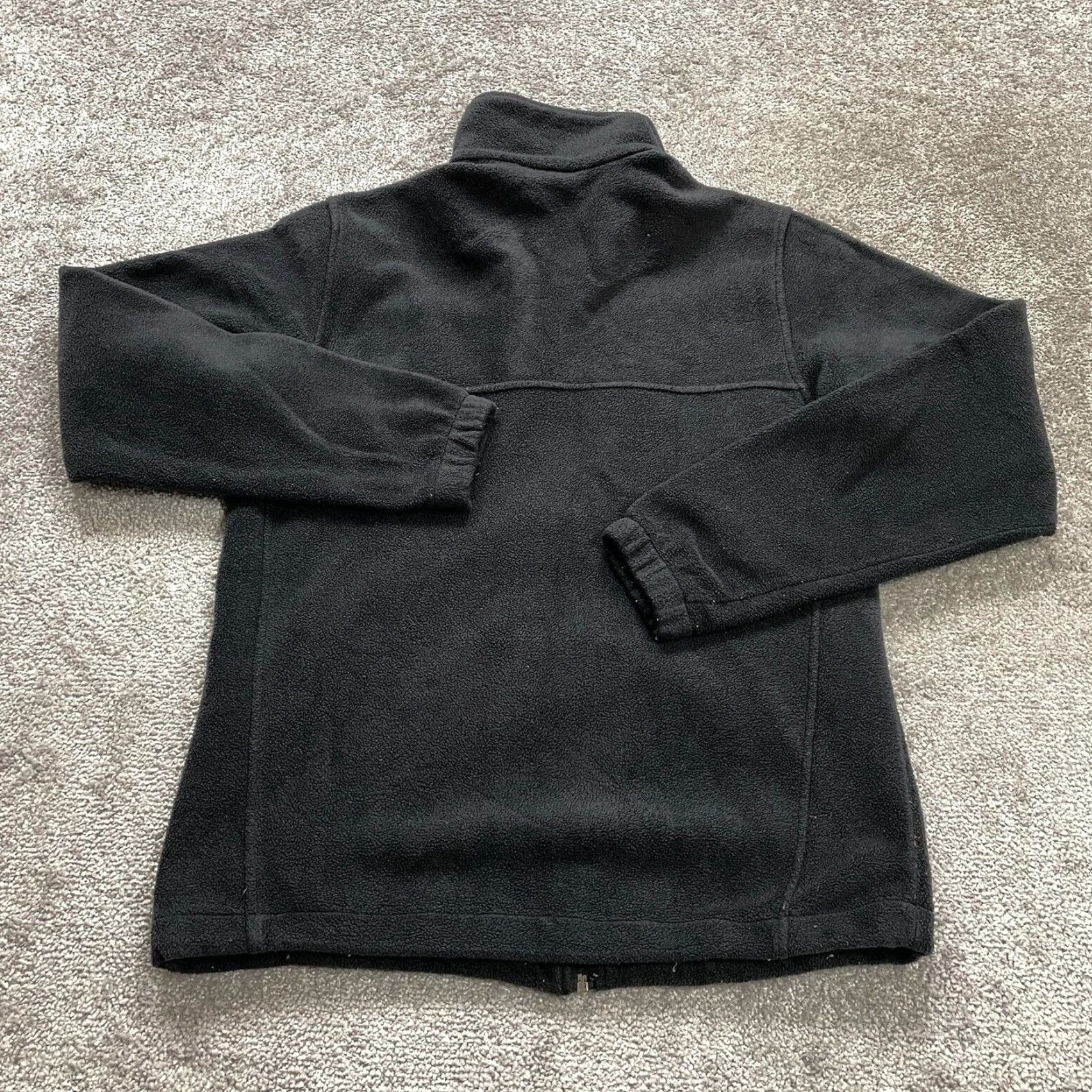 Vintage Columbia Benton Springs Jacket Women M Black Full Zip Pockets Fleece Outdoor Everyday Size M / US 6-8 / IT 42-44 - 2 Thumbnail