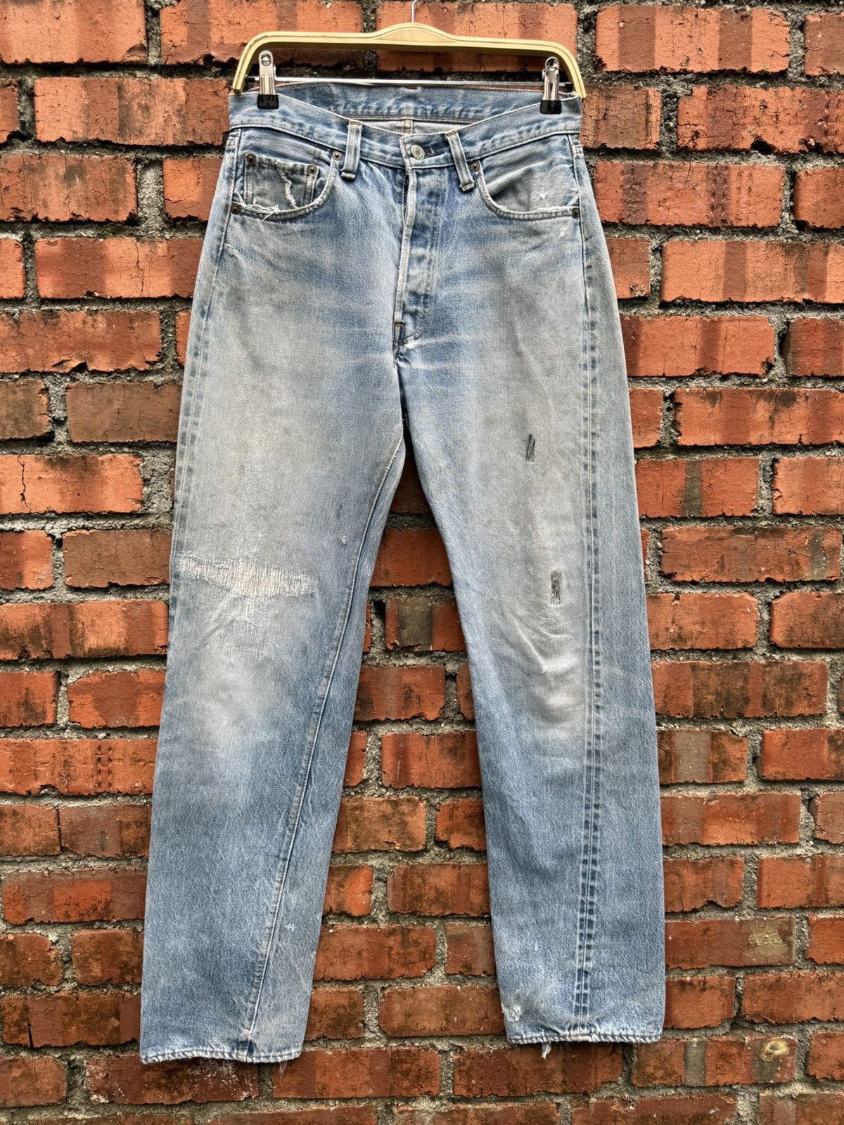 Levi's Vintage Clothing W30x34 Vintage levi’s 501 redline distressed made in USA Size US 30 / EU 46 - 1 Thumbnail