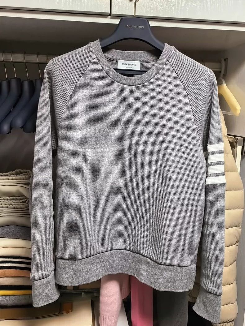 Thom Browne Thom browne Waffed sweatshirt 2503-Nextarrow Size US XL / EU 56 / 4 - 1 Thumbnail
