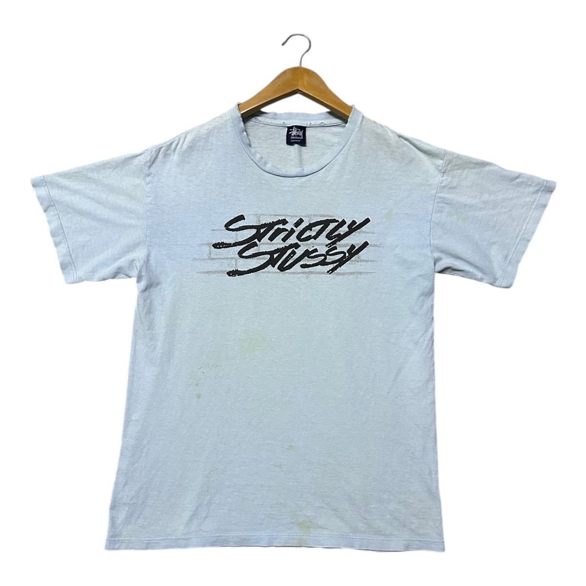 Stussy Vintage 90s Stüssy T-Shirt Graffiti Spray Can Graphic | Grailed