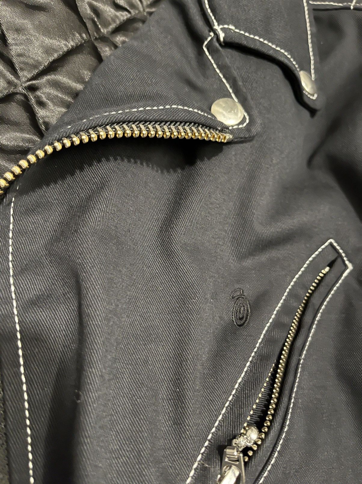 Stussy twill moto jacket stussy Size US M / EU 48-50 / 2 - 5 Thumbnail