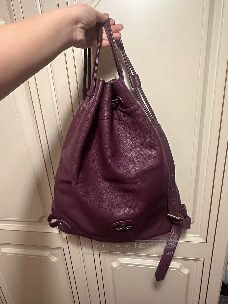 Vivienne Westwood Vivienne Westwood size os Real Leather Drawstring Backpack Size ONE SIZE - 4 Thumbnail