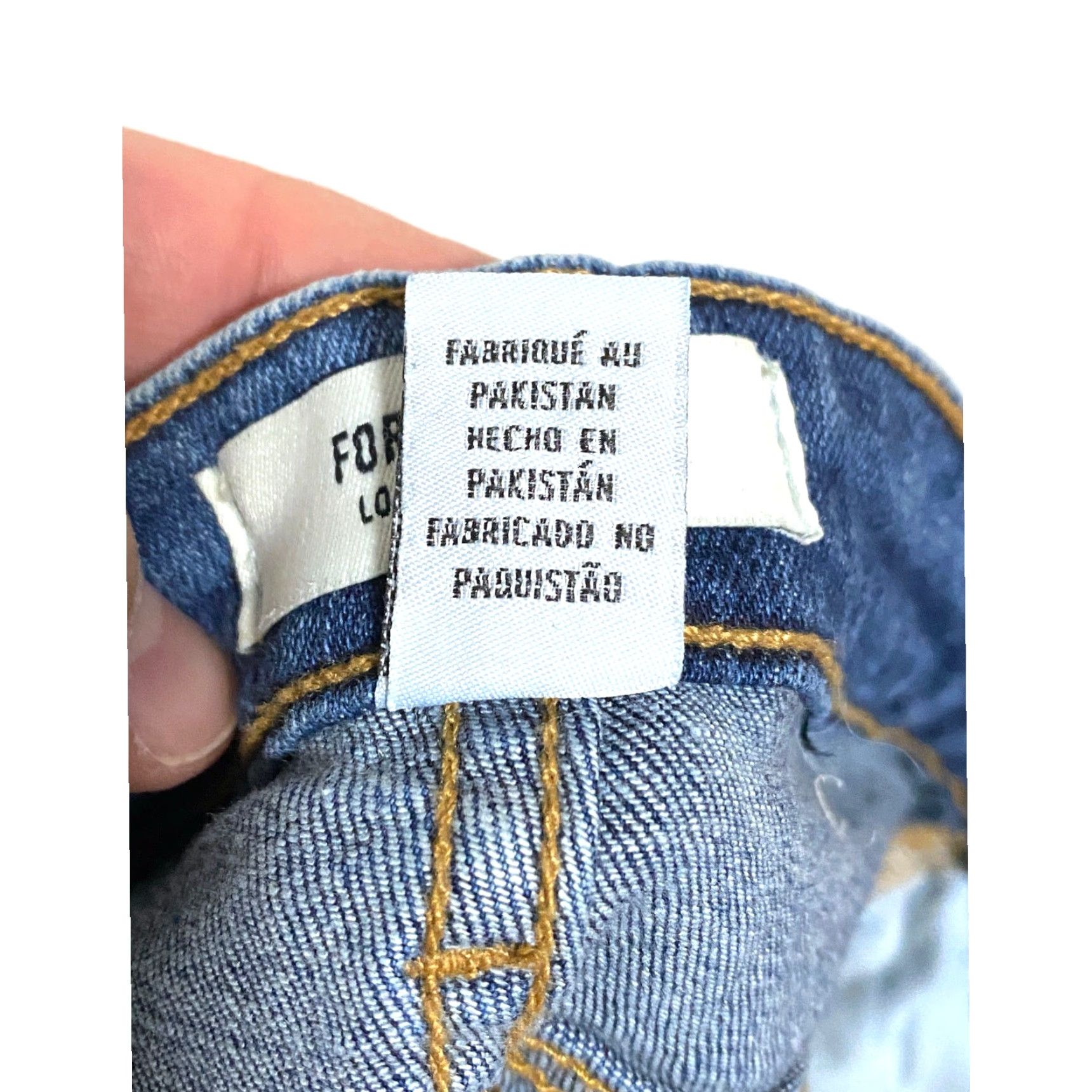 Forever 21 Forever 21 Shortie Frayed Raw Hem Jean Shorts Womens 25 Distressed Grunge Summer Jeans Shorts Womens 25 Blue Boys/Girls? Size 42" / US 20 - 5 Thumbnail