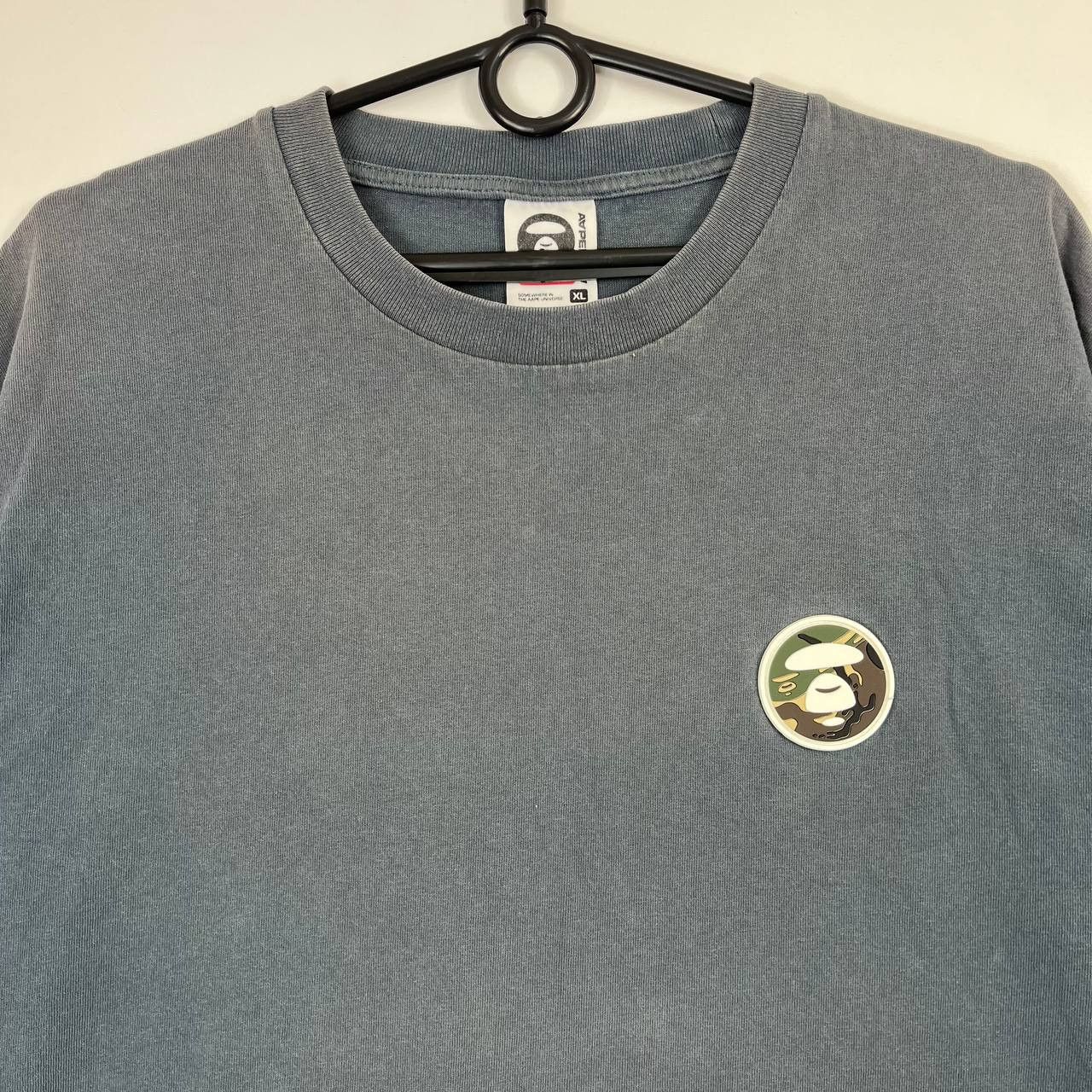 Bape Aape By A Bathing Ape Logo Patch T Shirt Blue Mens Size XL Size US XL / EU 56 / 4 - 3 Thumbnail