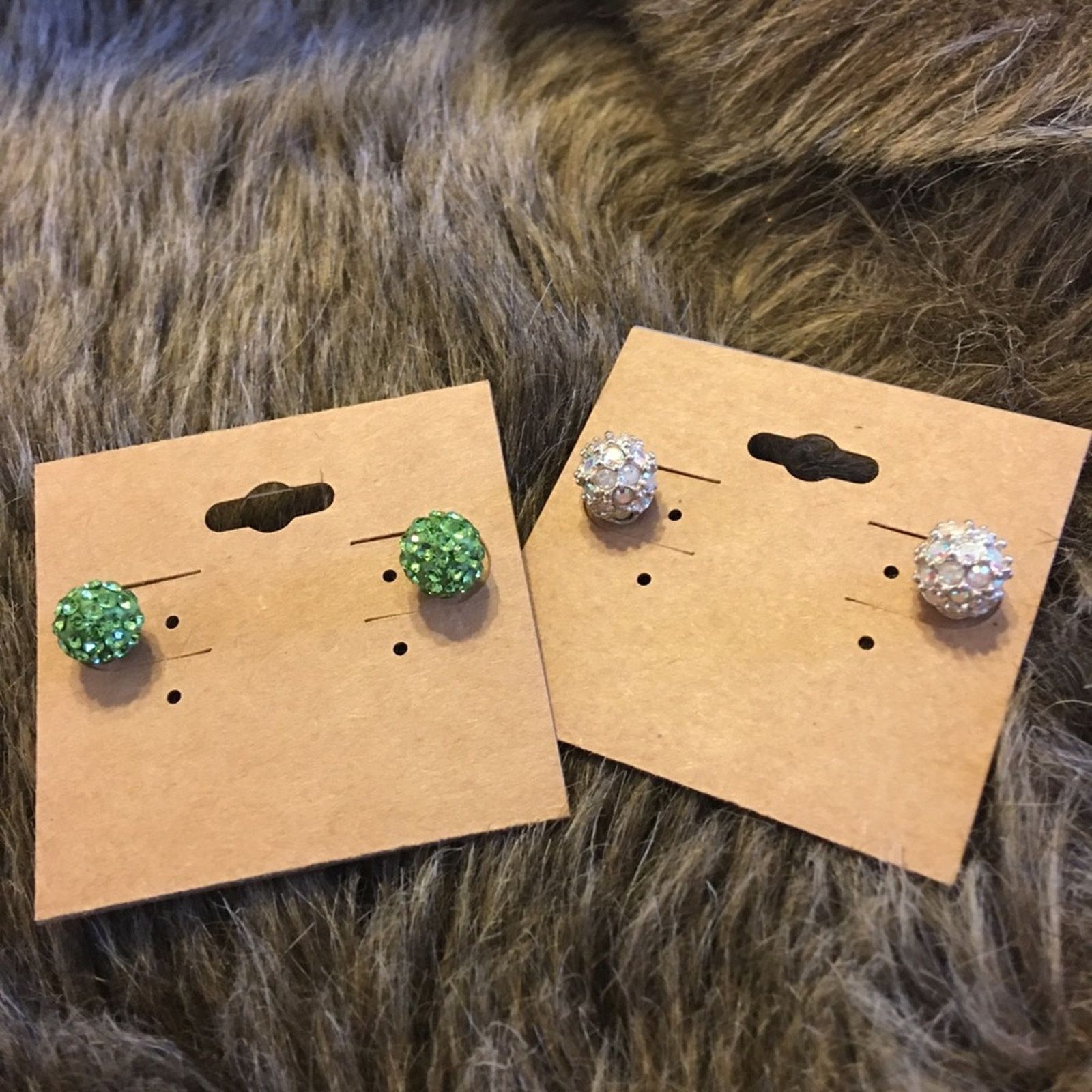 Jewelry Bundle of two pairs disco ball pierced earrings Size ONE SIZE - 2 Thumbnail