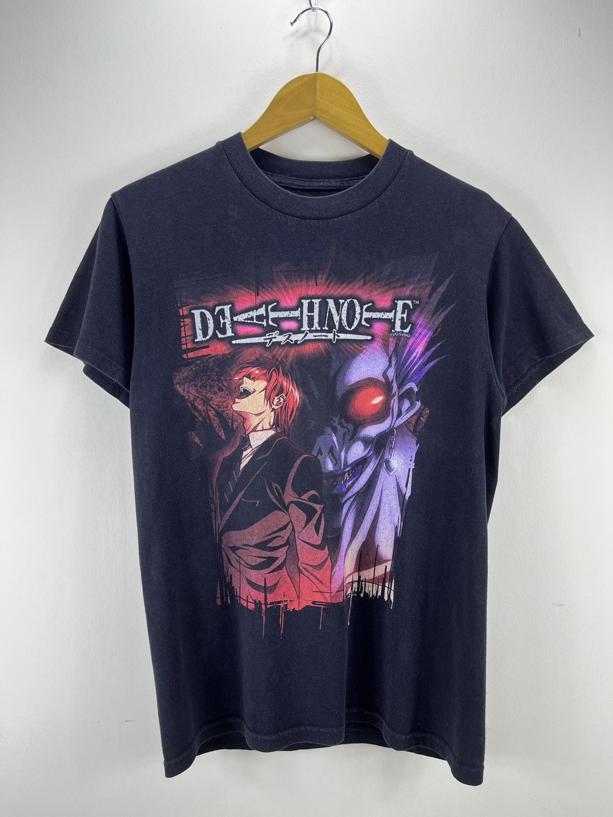 Anime Vintage Death Note Tee (Light Yagami & Ryuk)💥 RARE Size US S / EU 44-46 / 1 - 1 Thumbnail