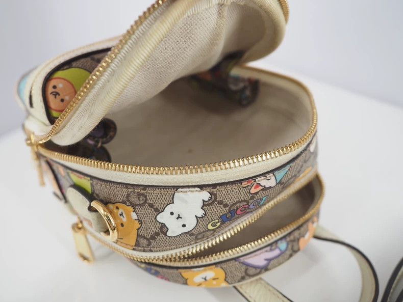 Gucci Guicci Brown Monogram Animal Illustration Single Shoulder Size ONE SIZE - 7 Thumbnail