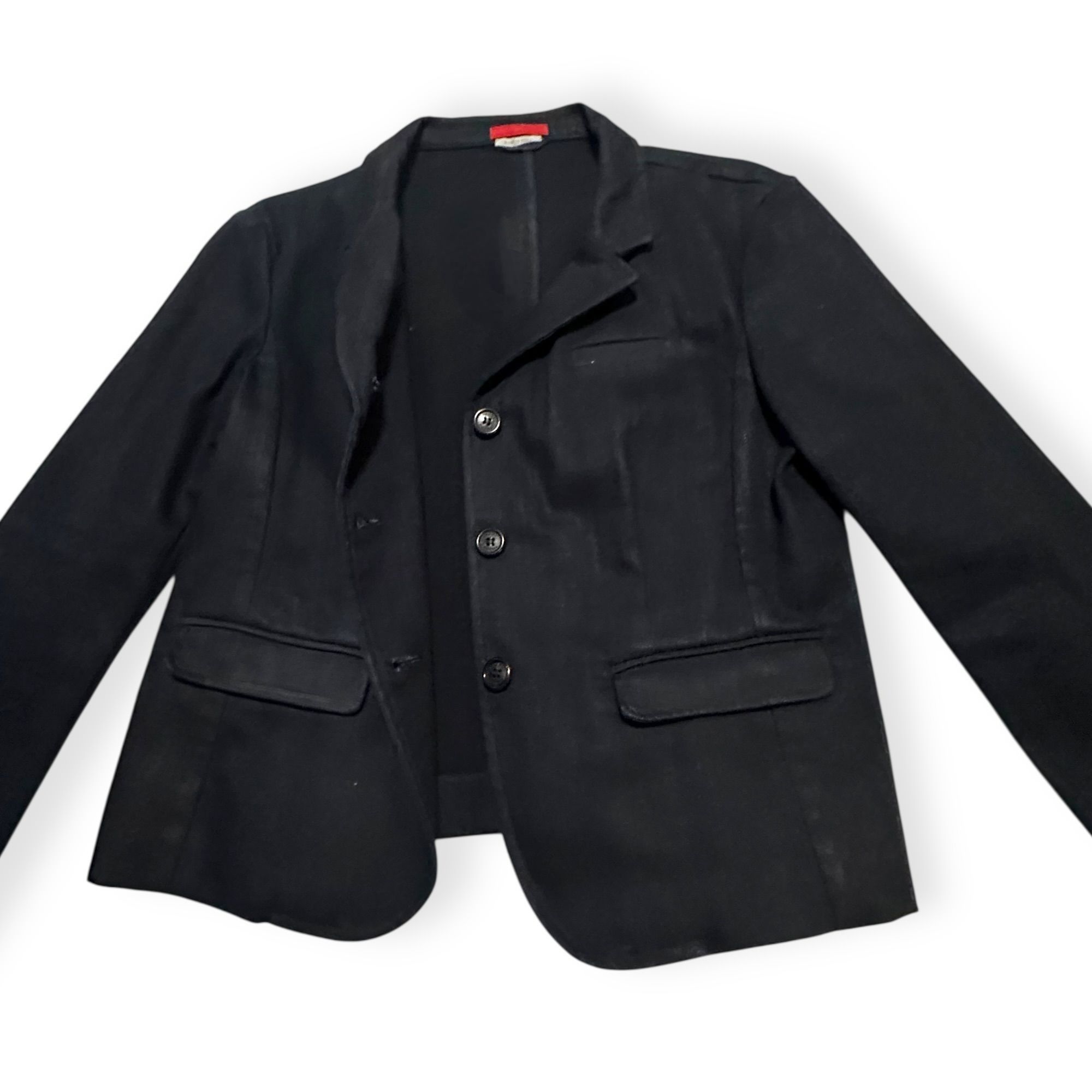Prada Prada Architectural Navy Cropped Blazer 2008 IT 46 Size L / US 10 / IT 46 - 6 Thumbnail