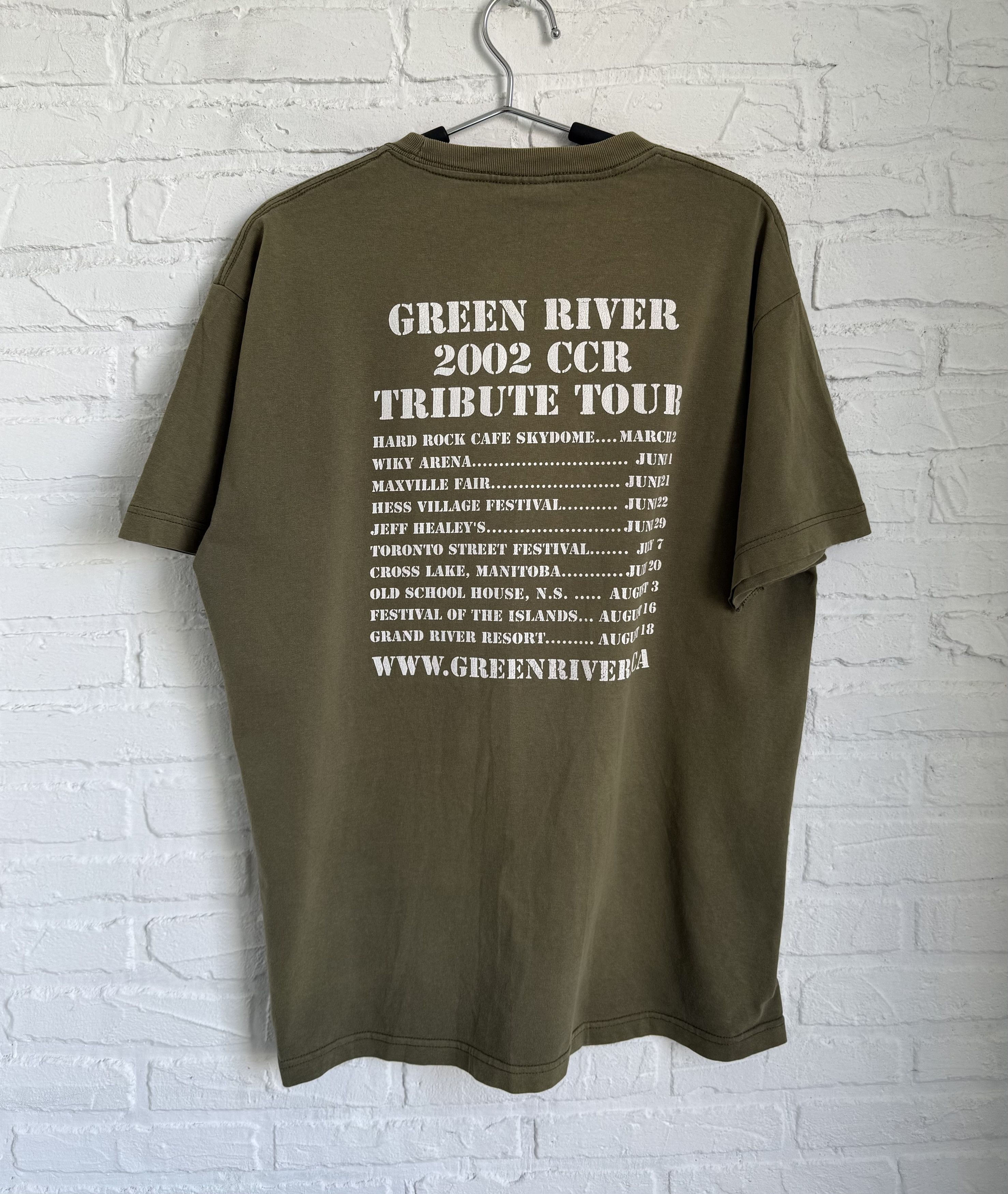 Band Tees × Vintage Vintage Green River 2002 ccr tribute album t-shirt Size US L / EU 52-54 / 3 - 7 Thumbnail